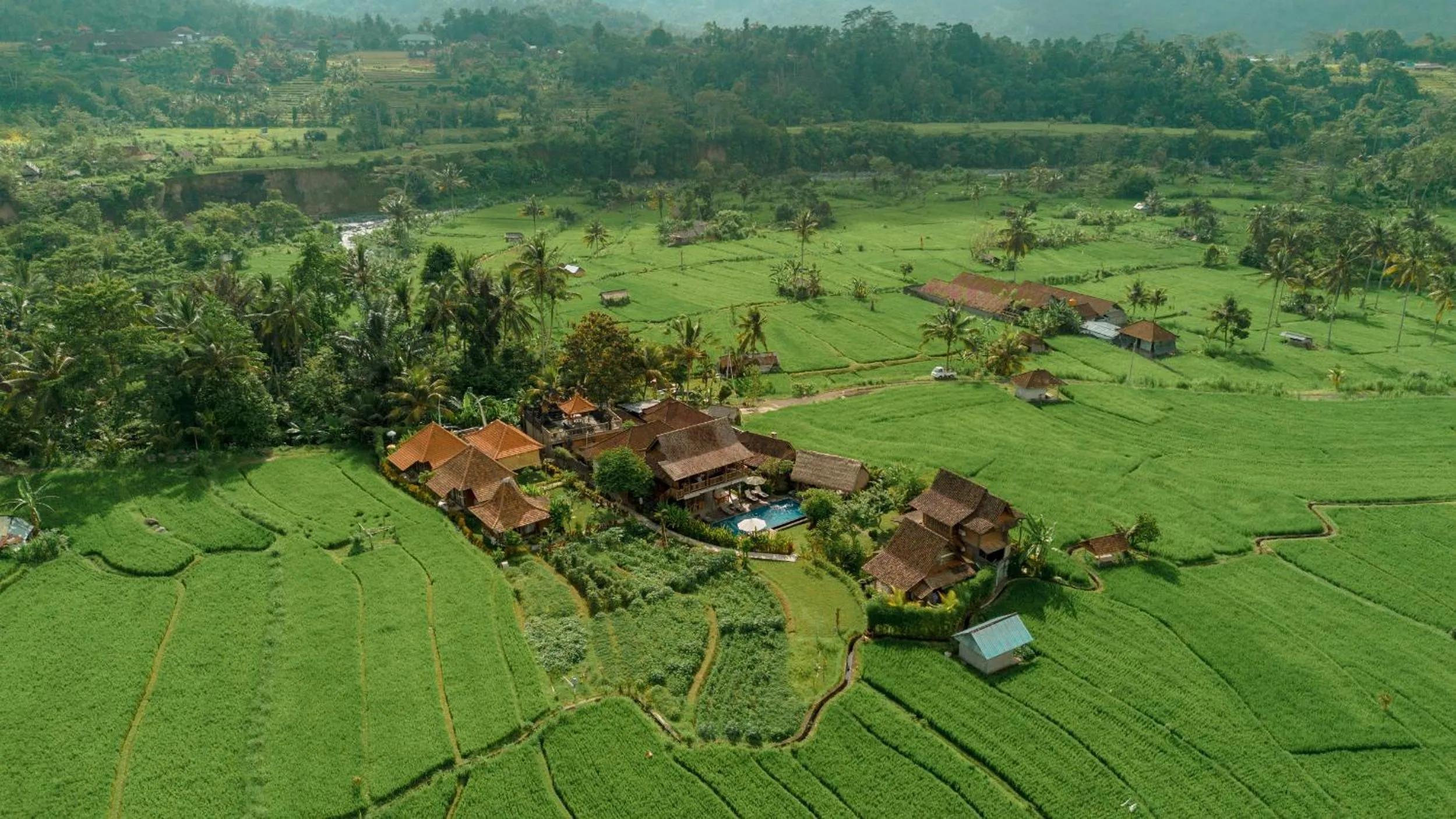 Property building in Kubu Sakian Villa and Restaurant Sidemen