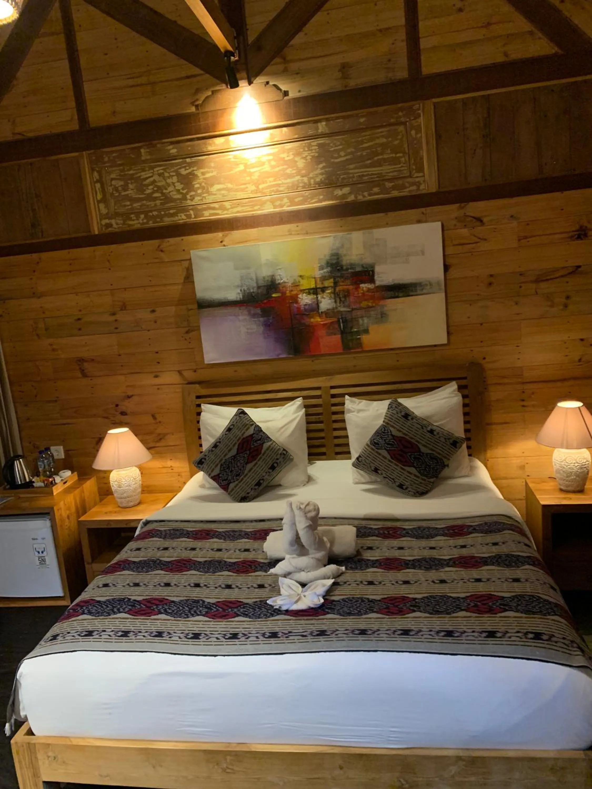 Bedroom, Bed in Kubu Sakian Villa and Restaurant Sidemen