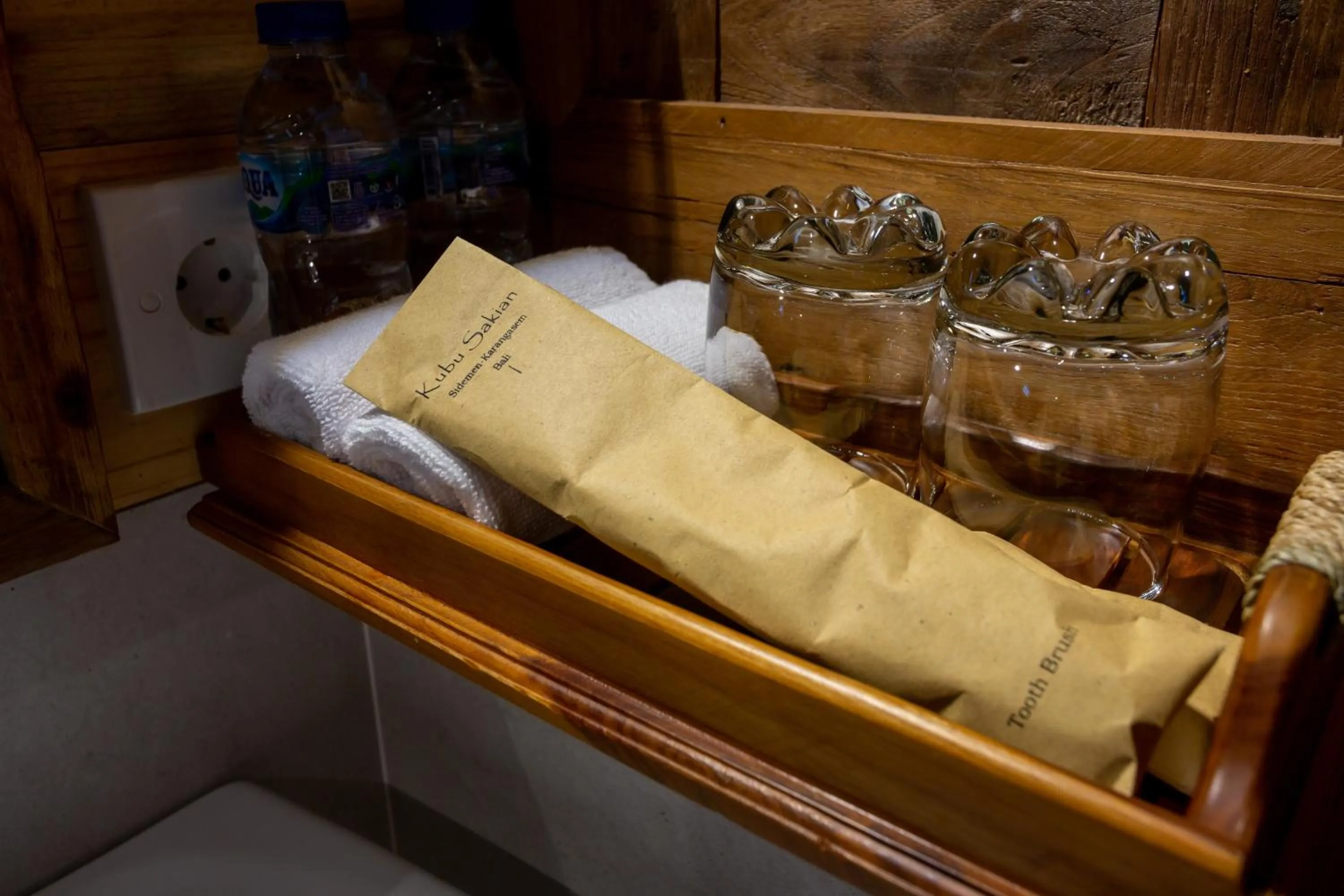 Bathroom in Kubu Sakian Villa and Restaurant Sidemen