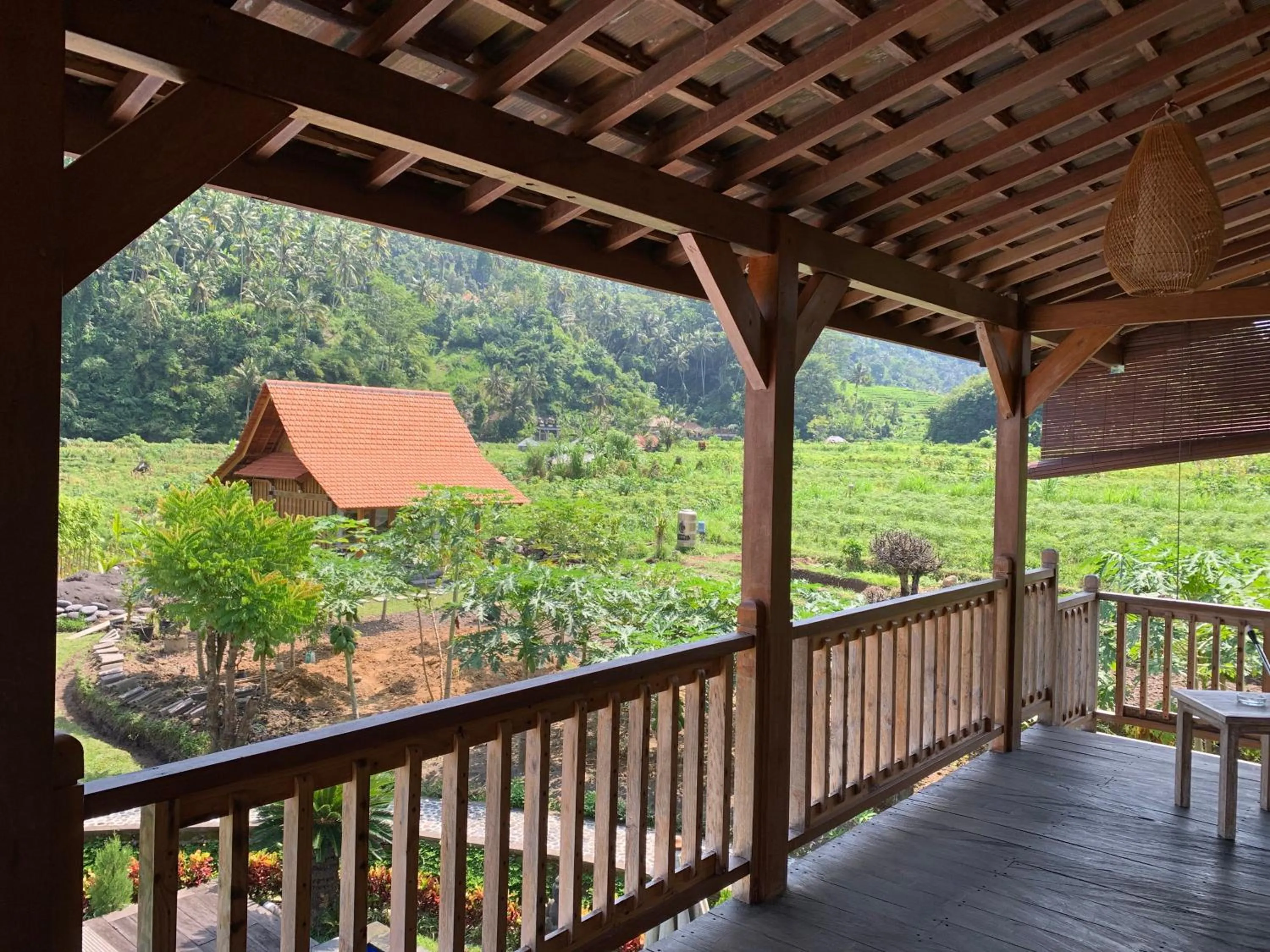 Garden in Kubu Sakian Villa and Restaurant Sidemen