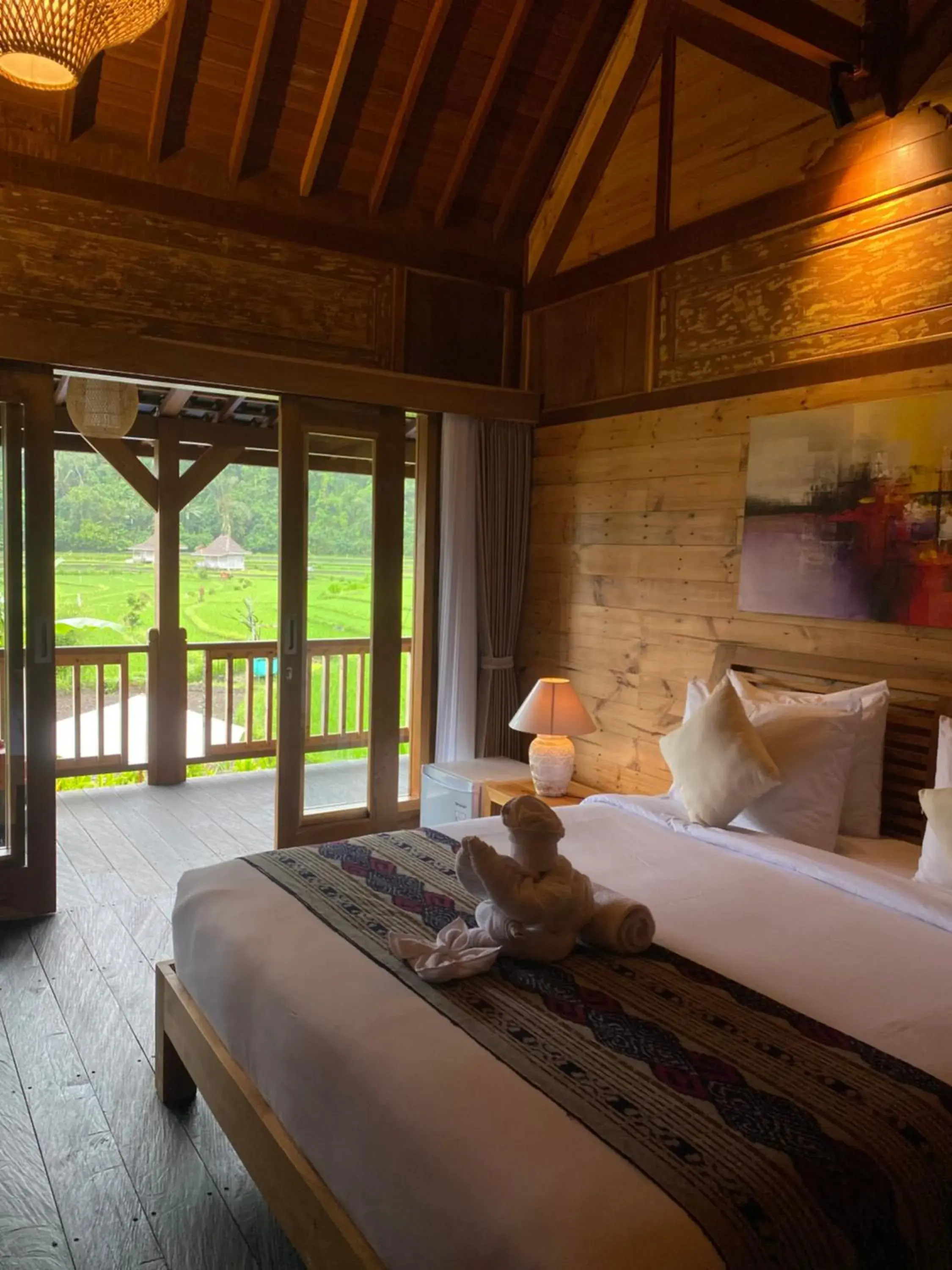 Natural landscape, Bed in Kubu Sakian Villa and Restaurant Sidemen Natural landscape, Bed in Kubu Sakian Villa and Restaurant Sidemen