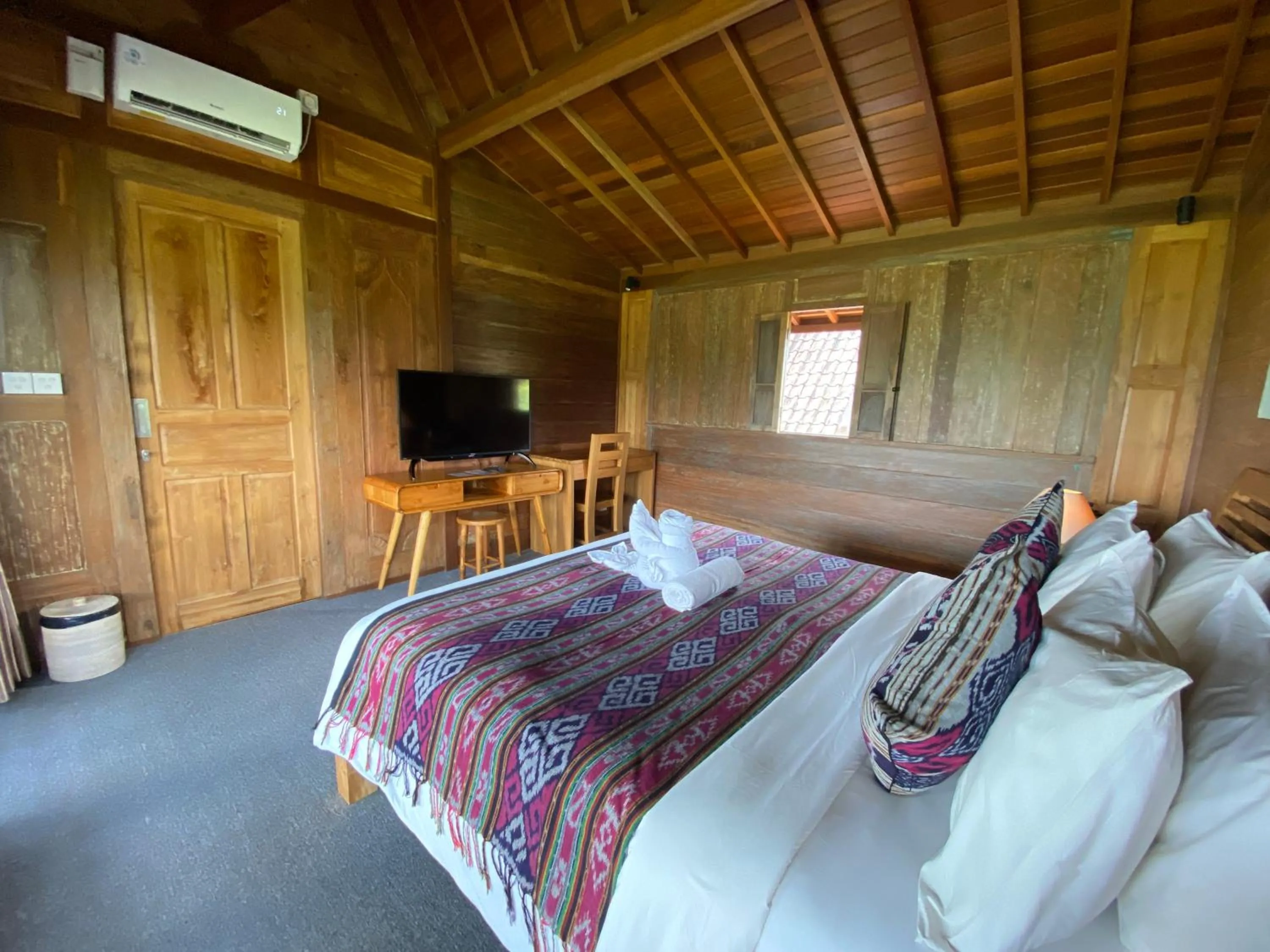 Bedroom, Bed in Kubu Sakian Villa and Restaurant Sidemen