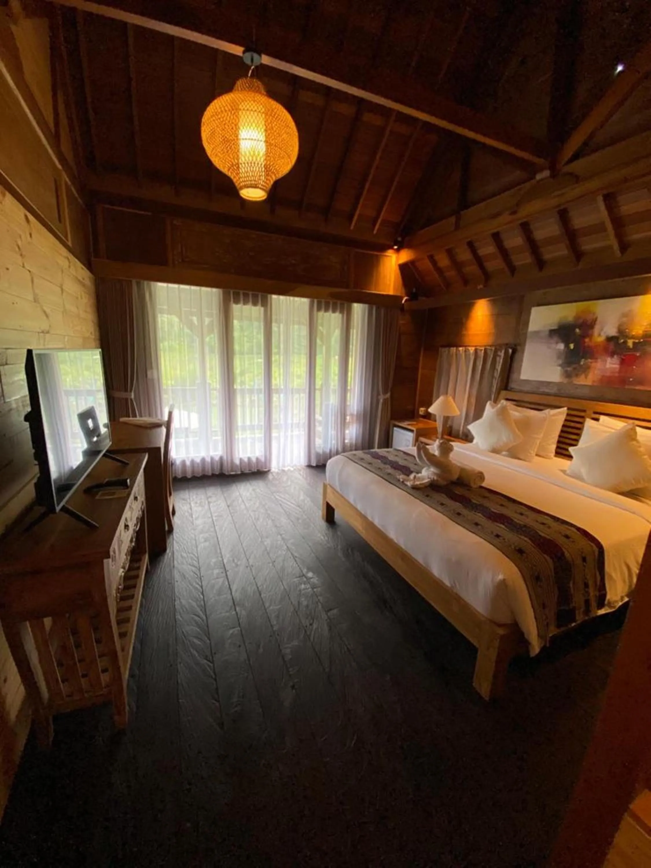 Bedroom, Bed in Kubu Sakian Villa and Restaurant Sidemen