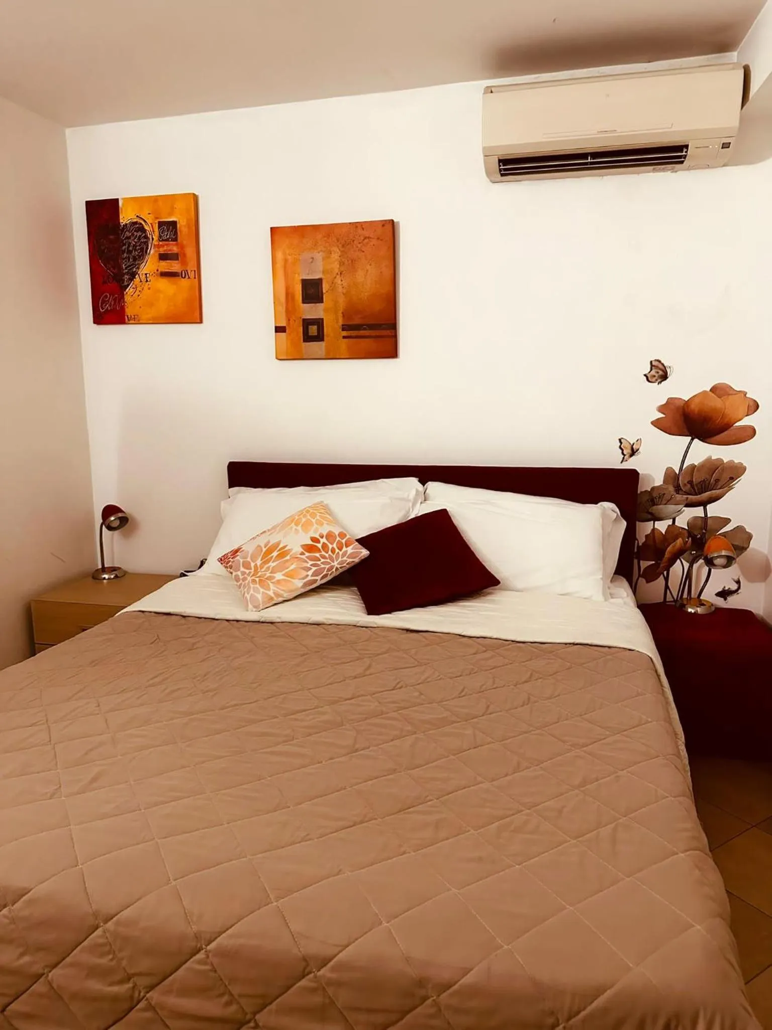 Bed in Hotel Agathae