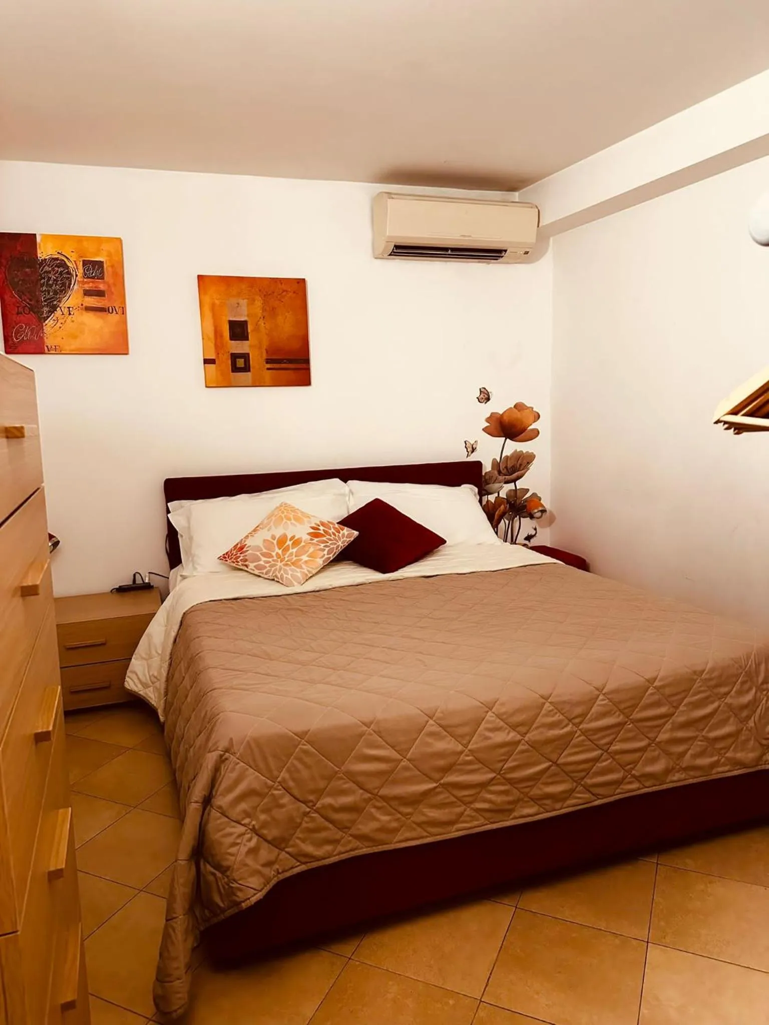 Bed in Hotel Agathae