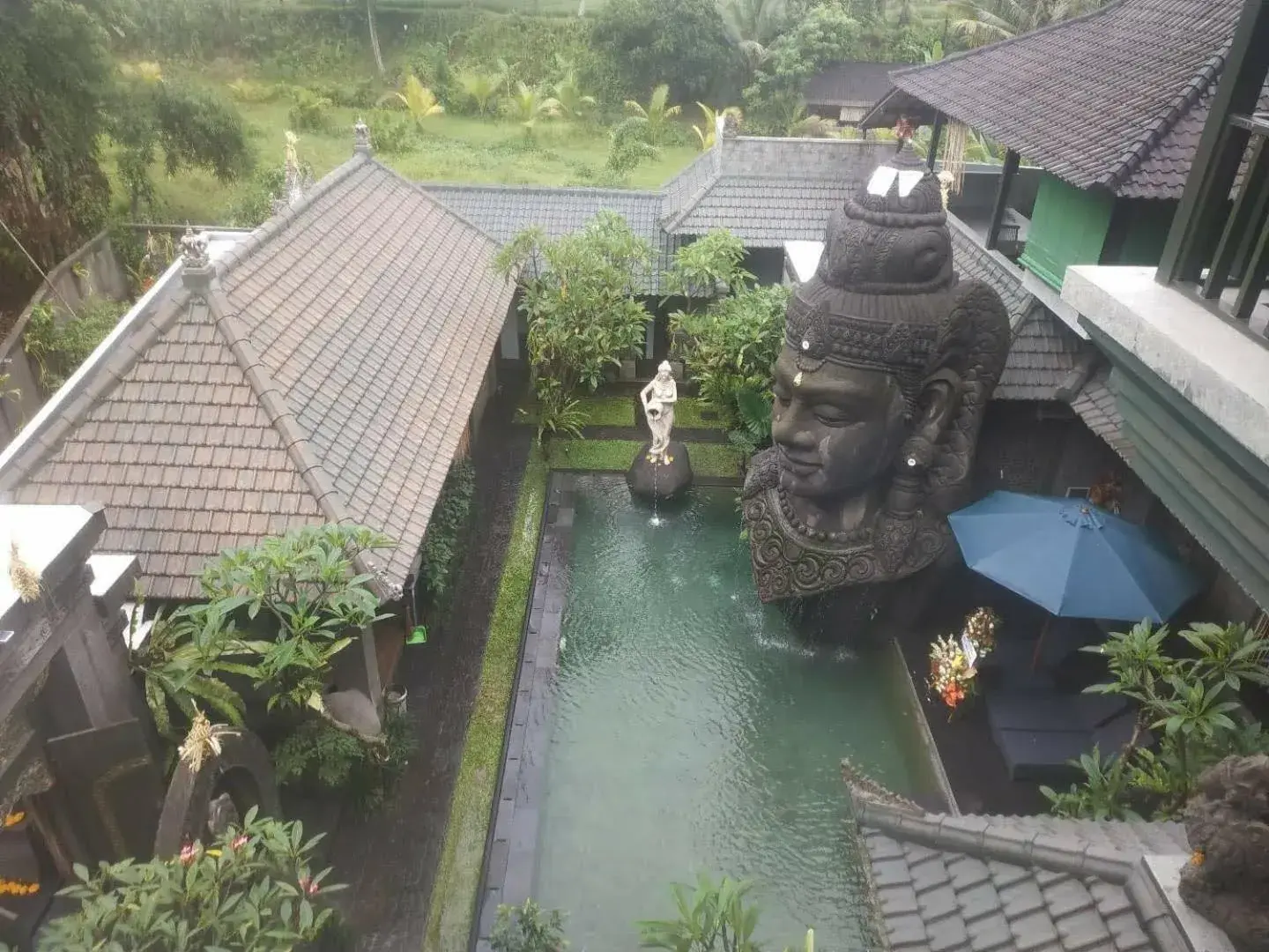 Swimming pool in Huts Rock Ubud Swimming pool in Huts Rock Ubud