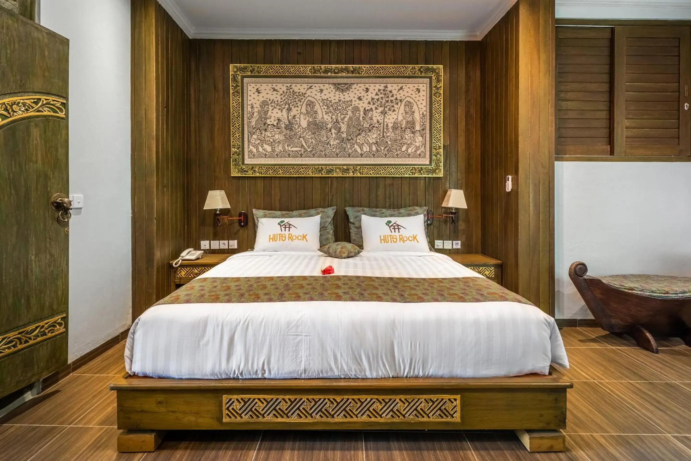 Bed in Huts Rock Ubud Bed in Huts Rock Ubud