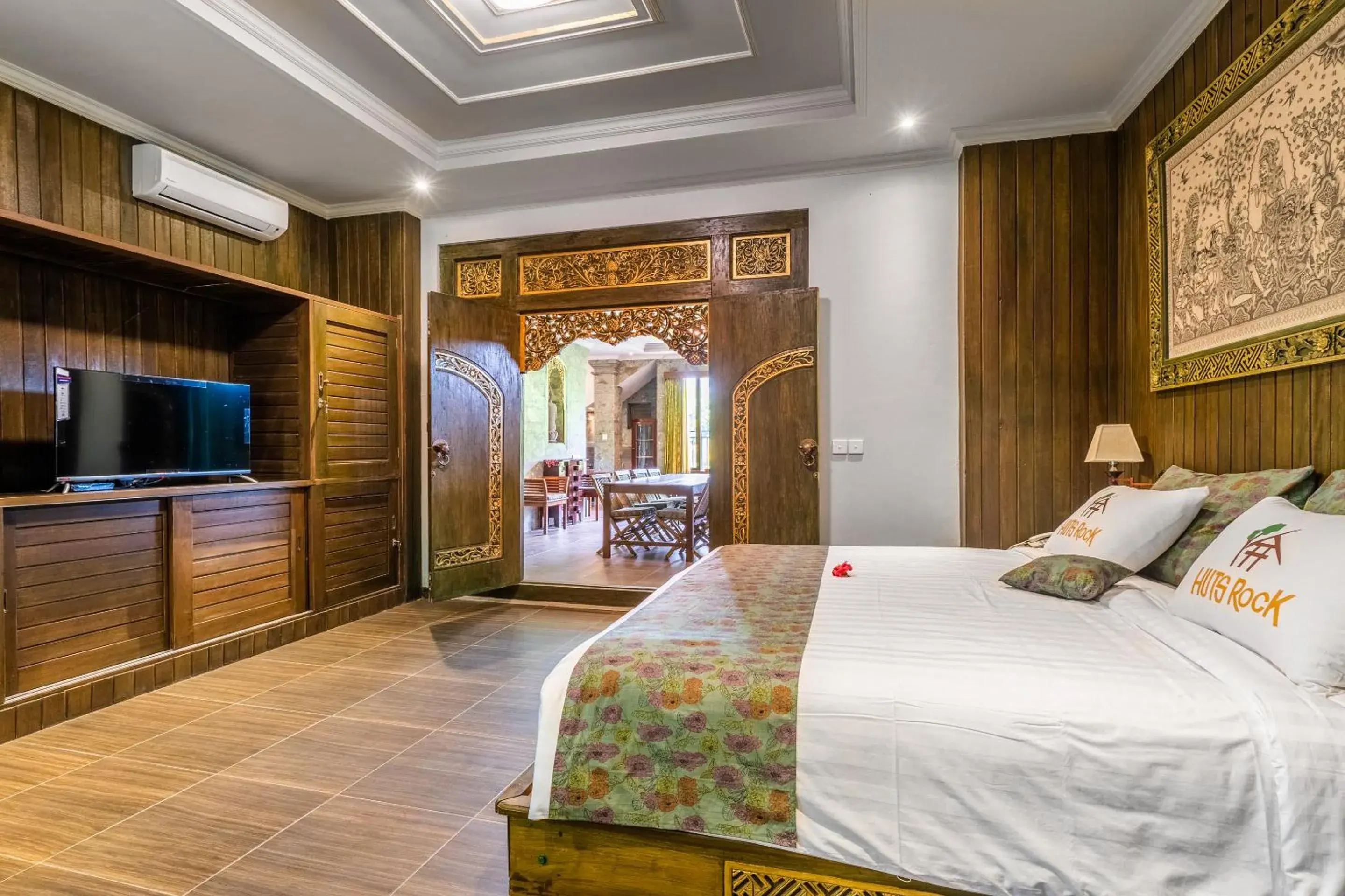 Bed in Huts Rock Ubud Bed in Huts Rock Ubud