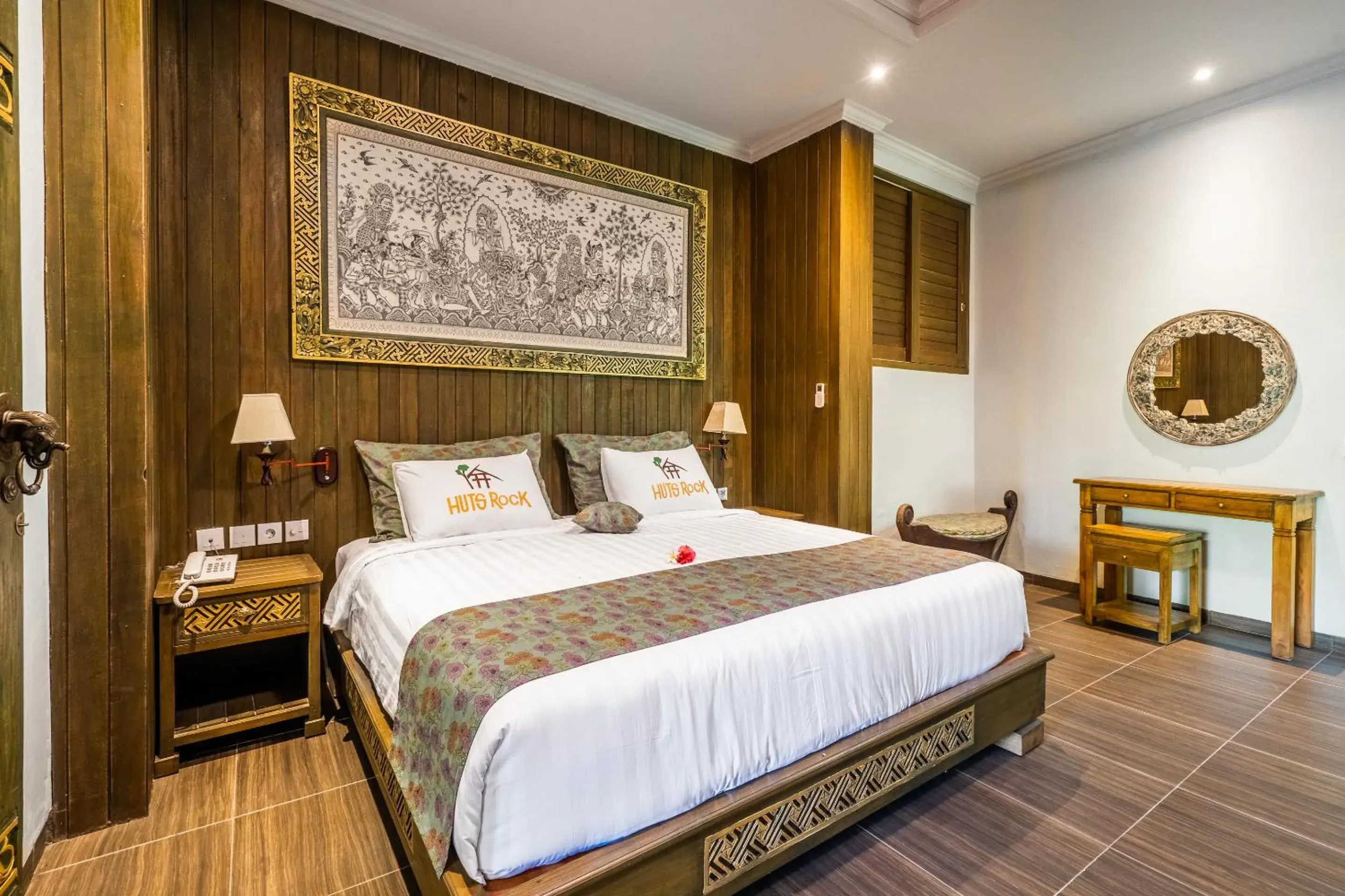 Bed in Huts Rock Ubud Bed in Huts Rock Ubud