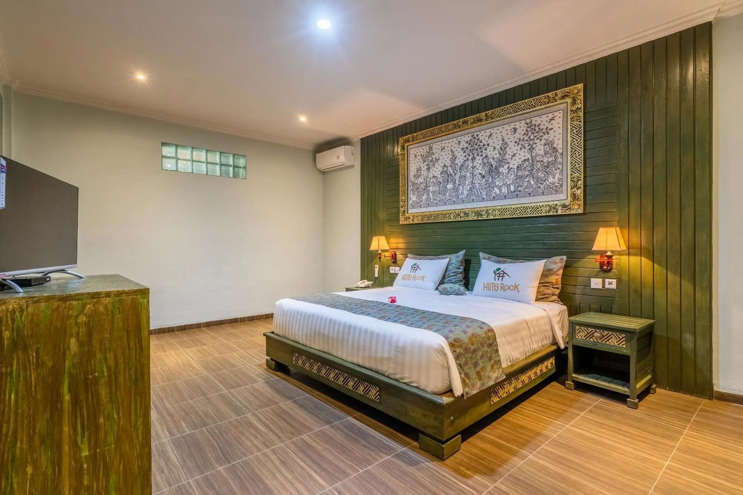 Bed in Huts Rock Ubud Bed in Huts Rock Ubud