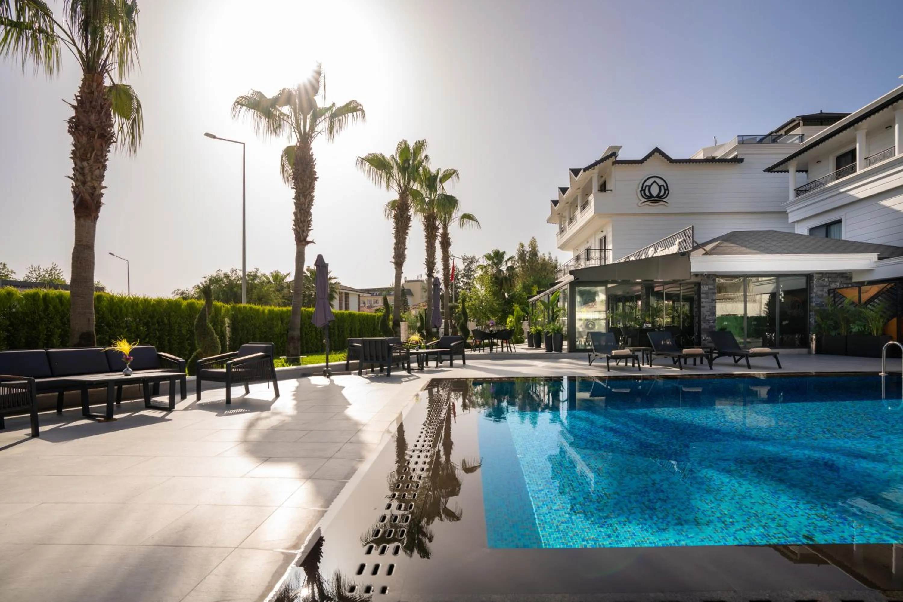 Property building in Edem Flower Hotel