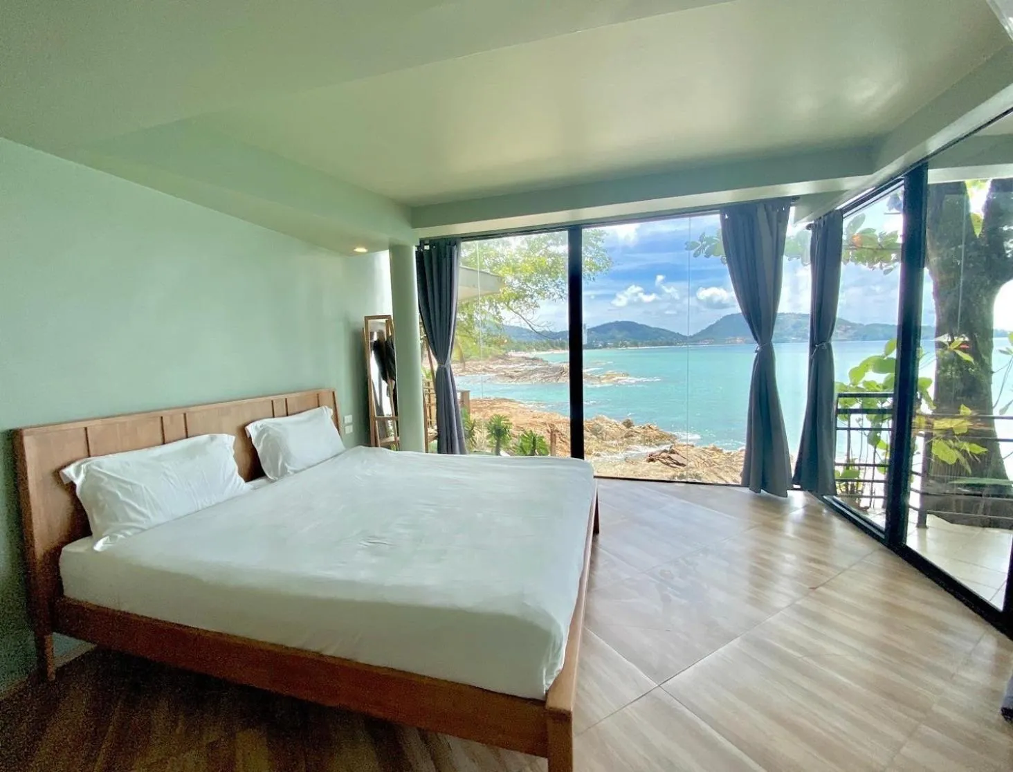 Bed in patong sunset villa Phuket