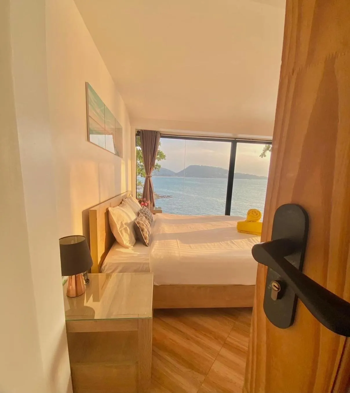 Bed in patong sunset villa Phuket