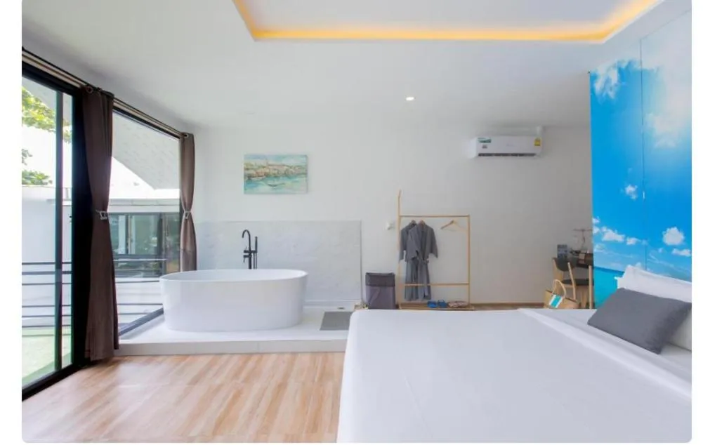 Bed in patong sunset villa Phuket