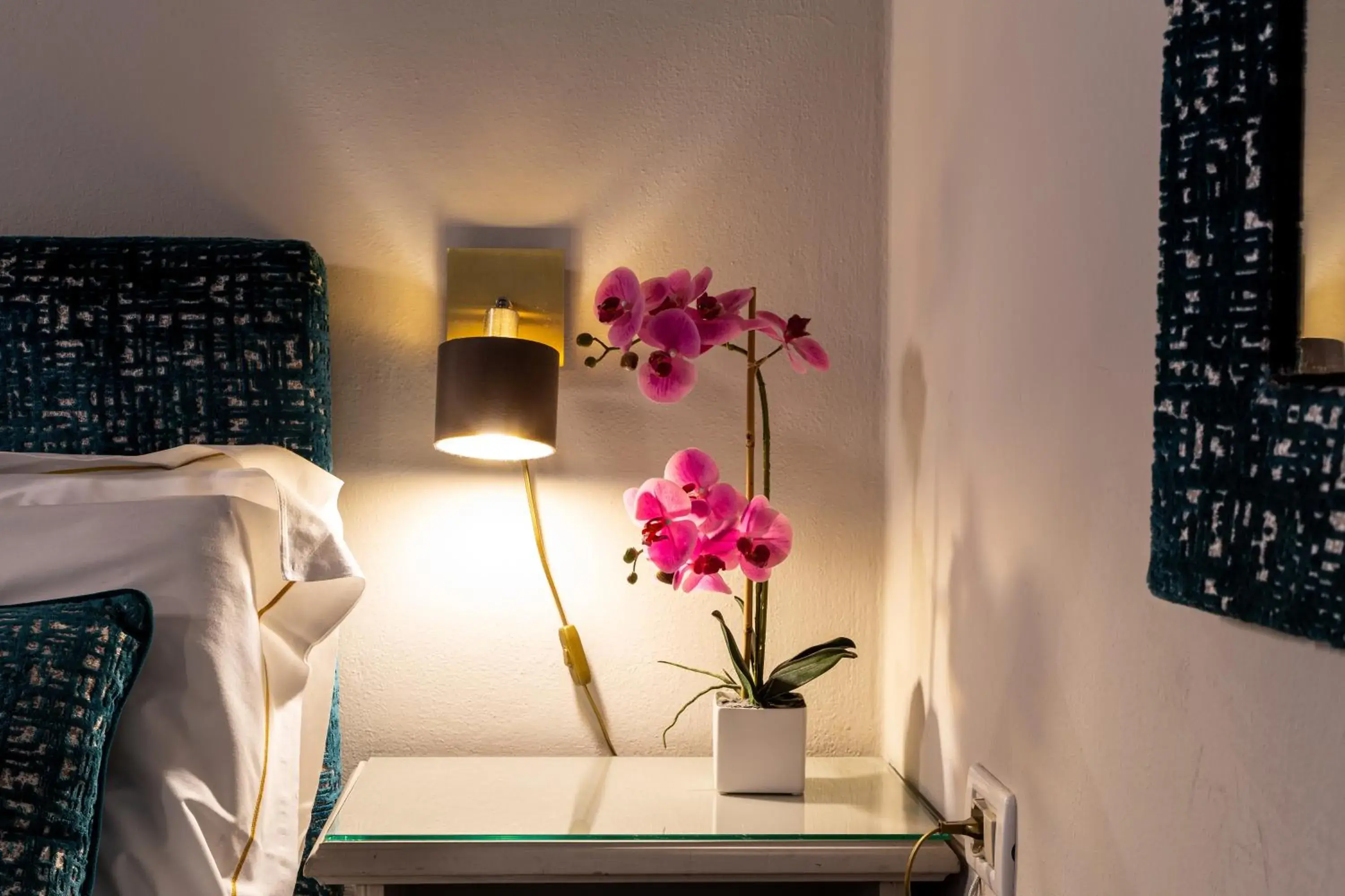 Decorative detail, Bed in Hotel Maxim Axial Decorative detail, Bed in Hotel Maxim Axial