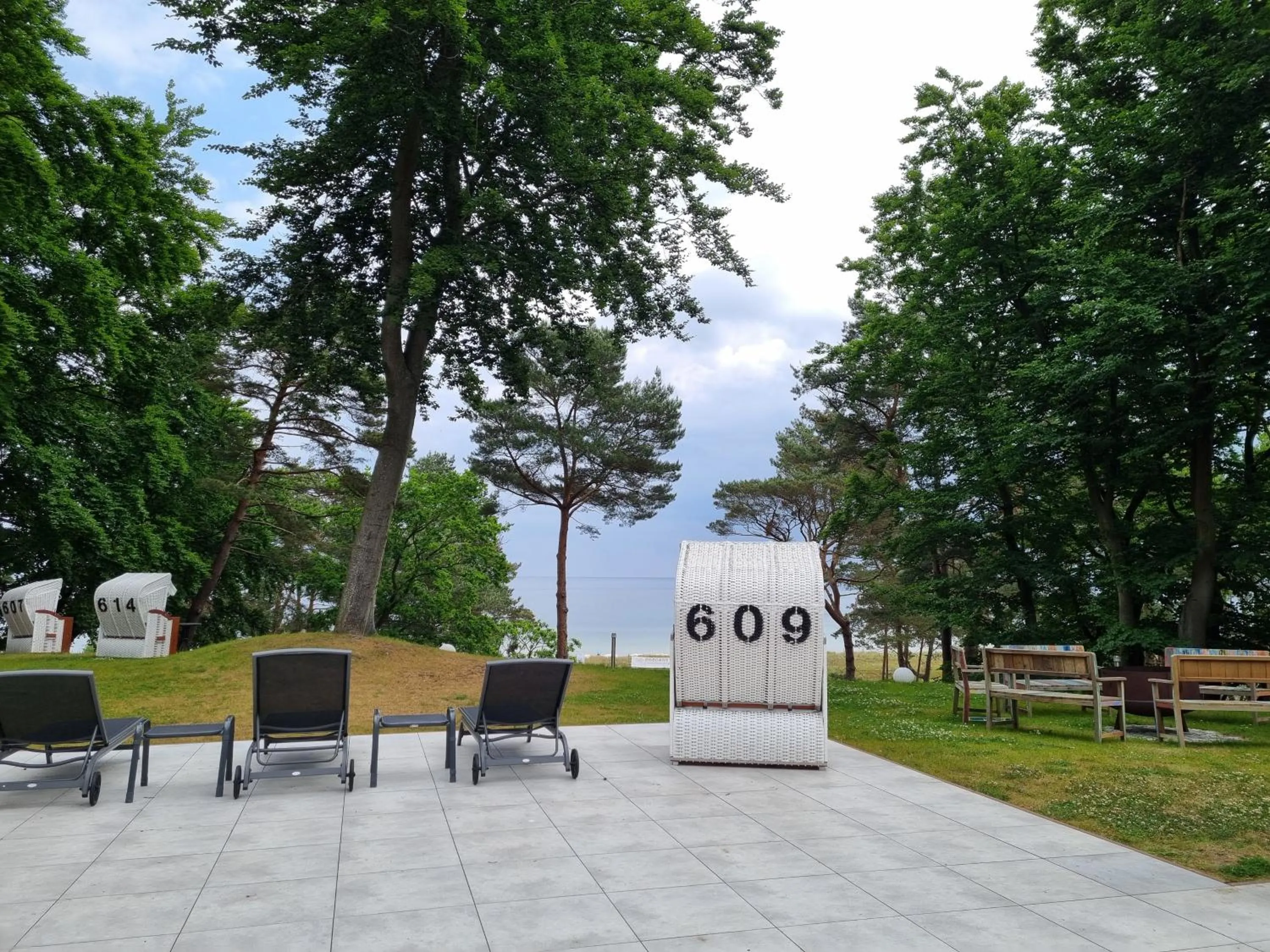 Natural landscape in Strandhotel Lindequist