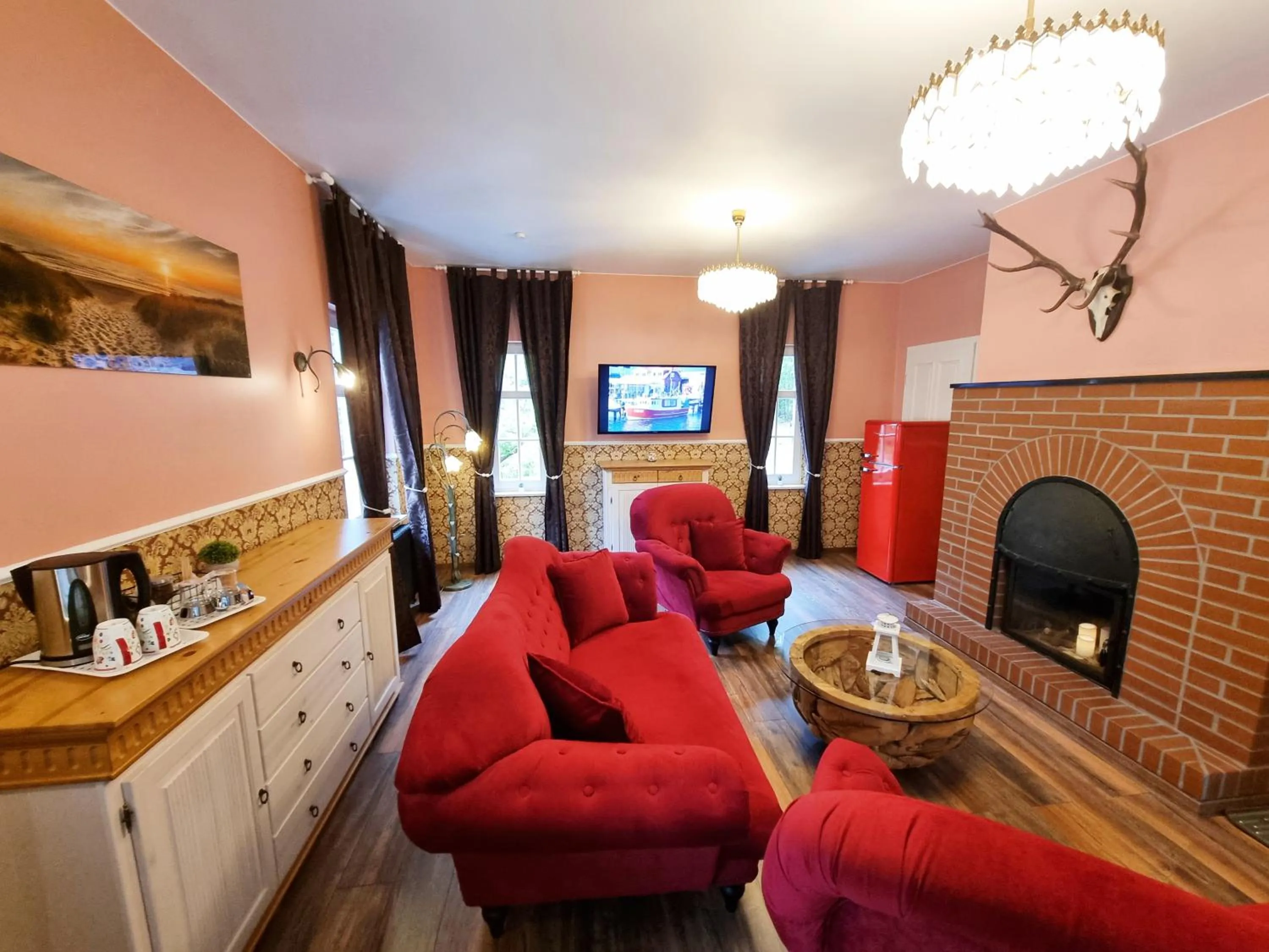 Coffee/tea facilities in Strandhotel Lindequist