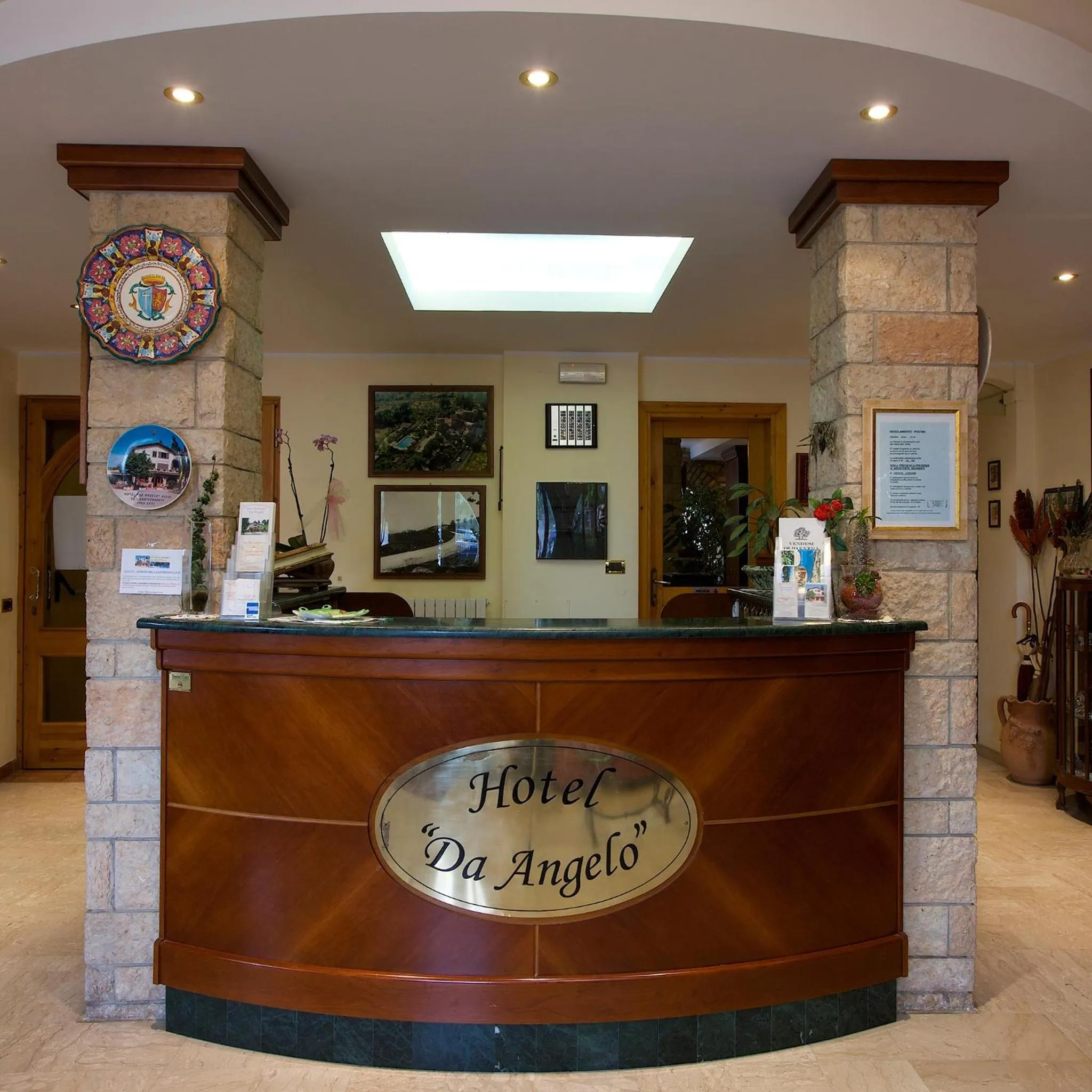 Lobby or reception in Hotel Da Angelo