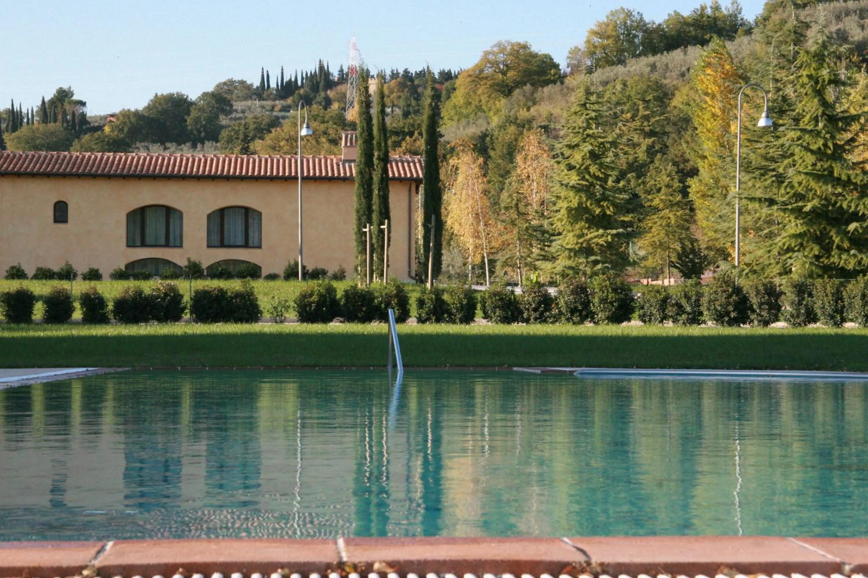 Pool view in Delfina Palace Hotel