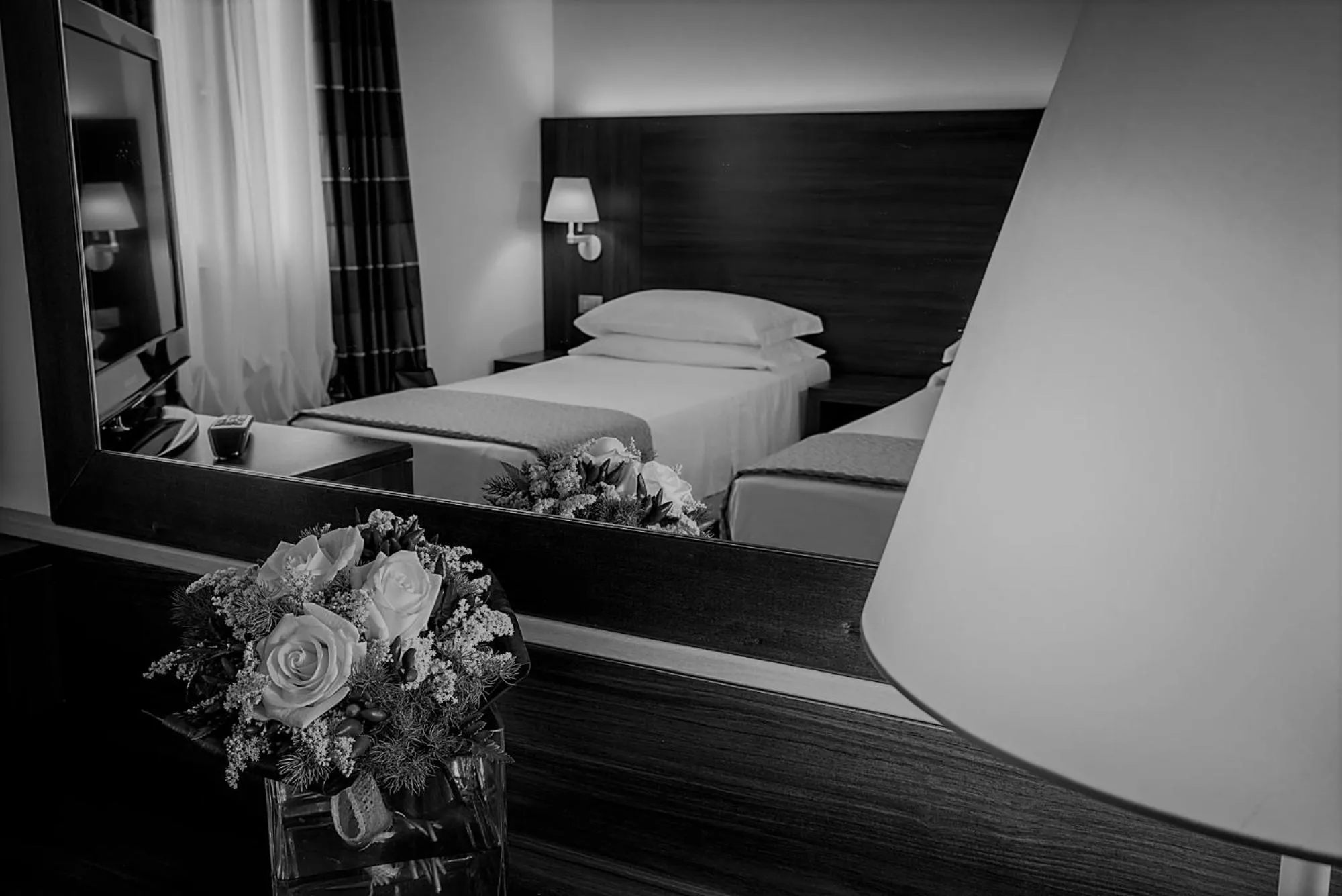 Bed in Delfina Palace Hotel