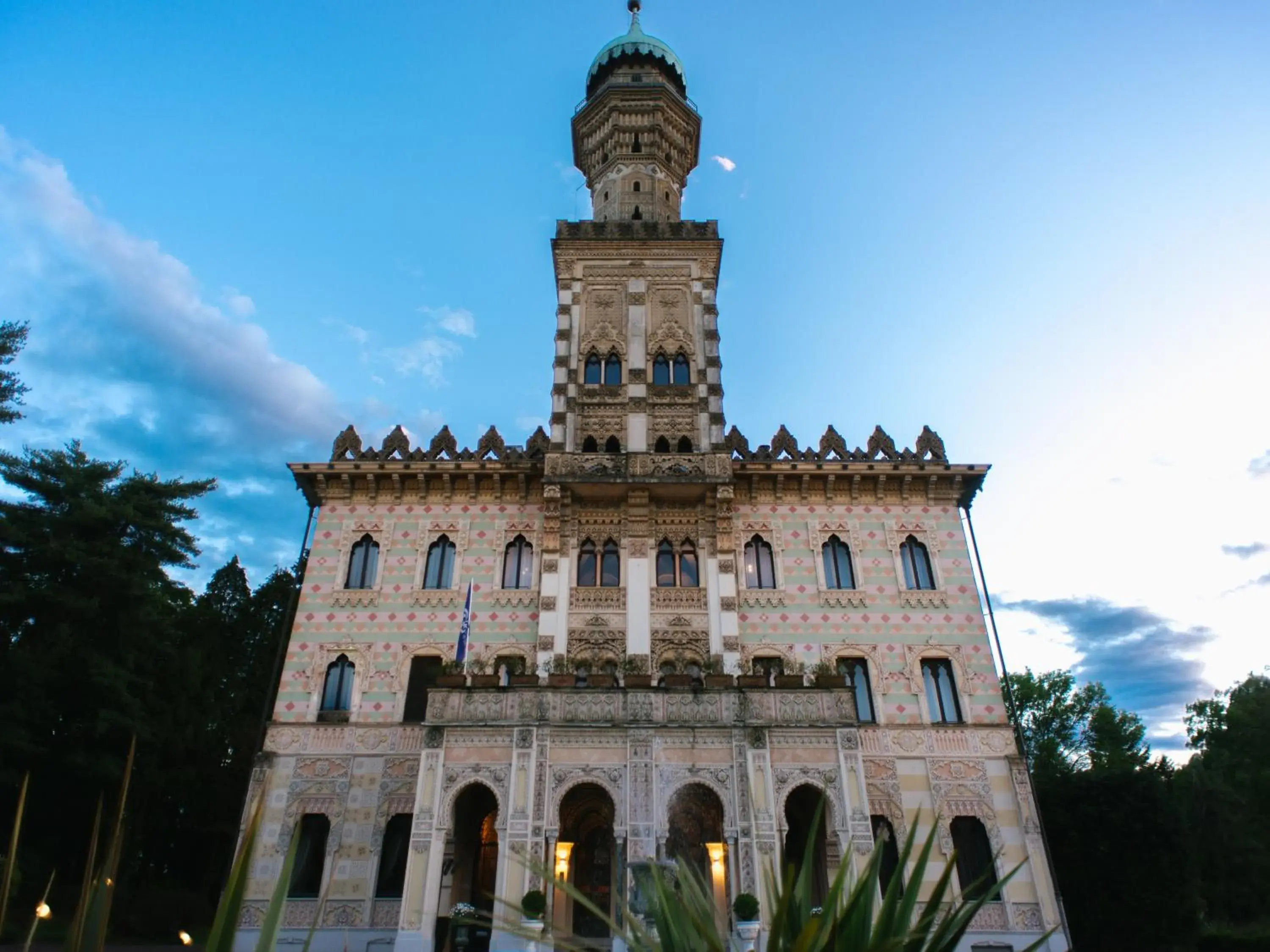Facade/entrance in Relais & Chateaux Villa Crespi Facade/entrance in Relais & Chateaux Villa Crespi