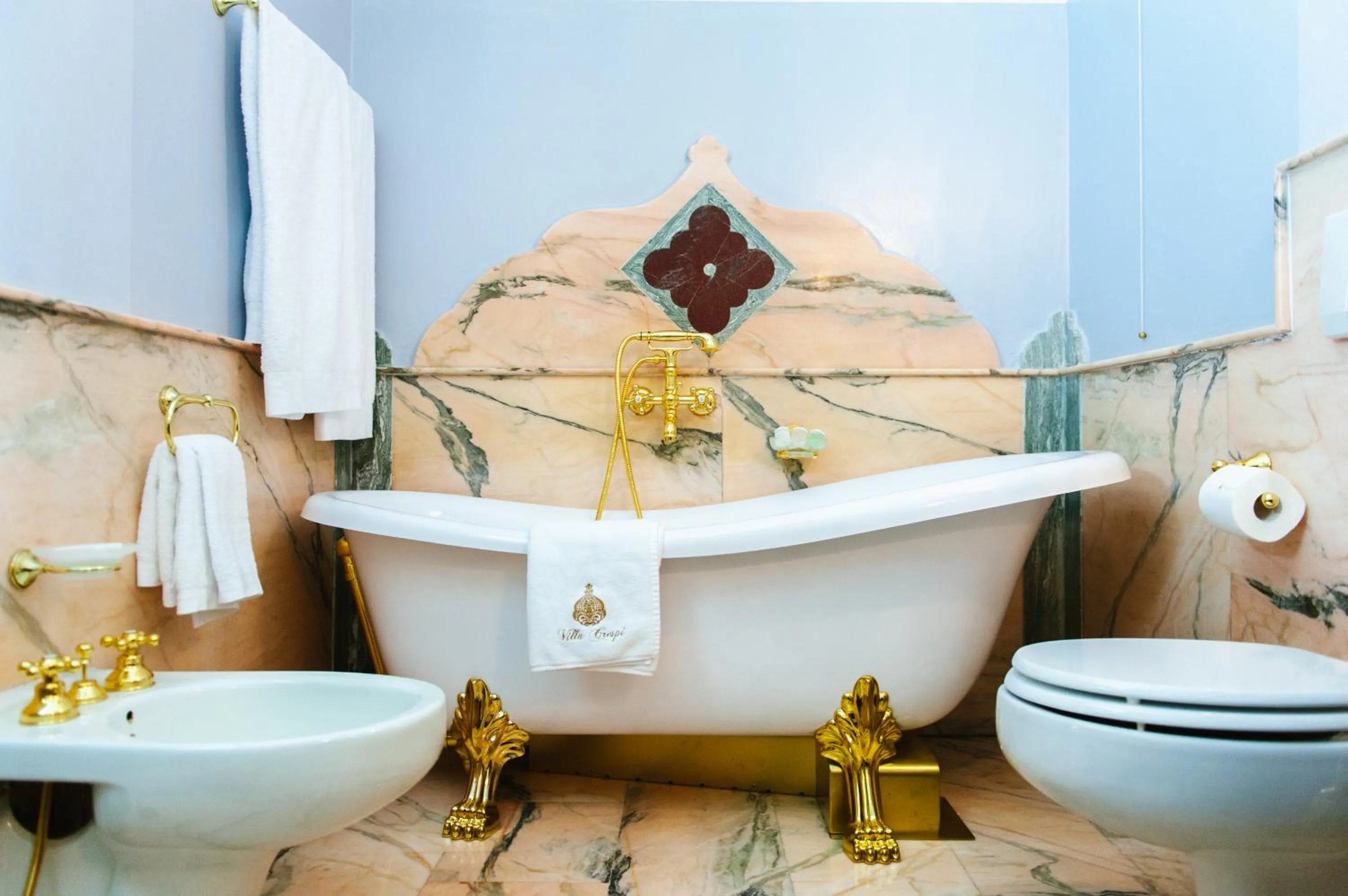 Bathroom in Relais & Chateaux Villa Crespi