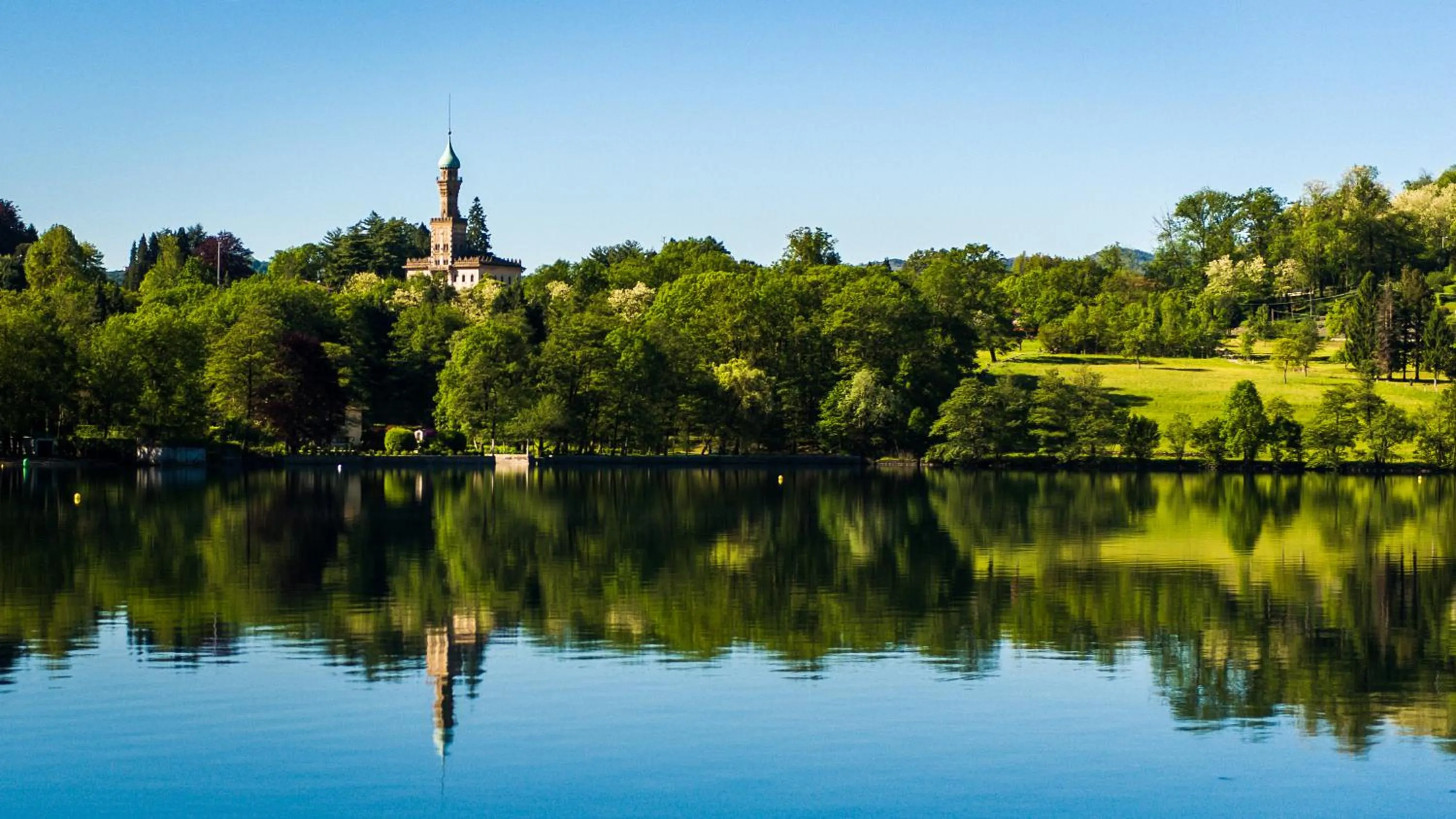 Bird's eye view in Relais & Chateaux Villa Crespi