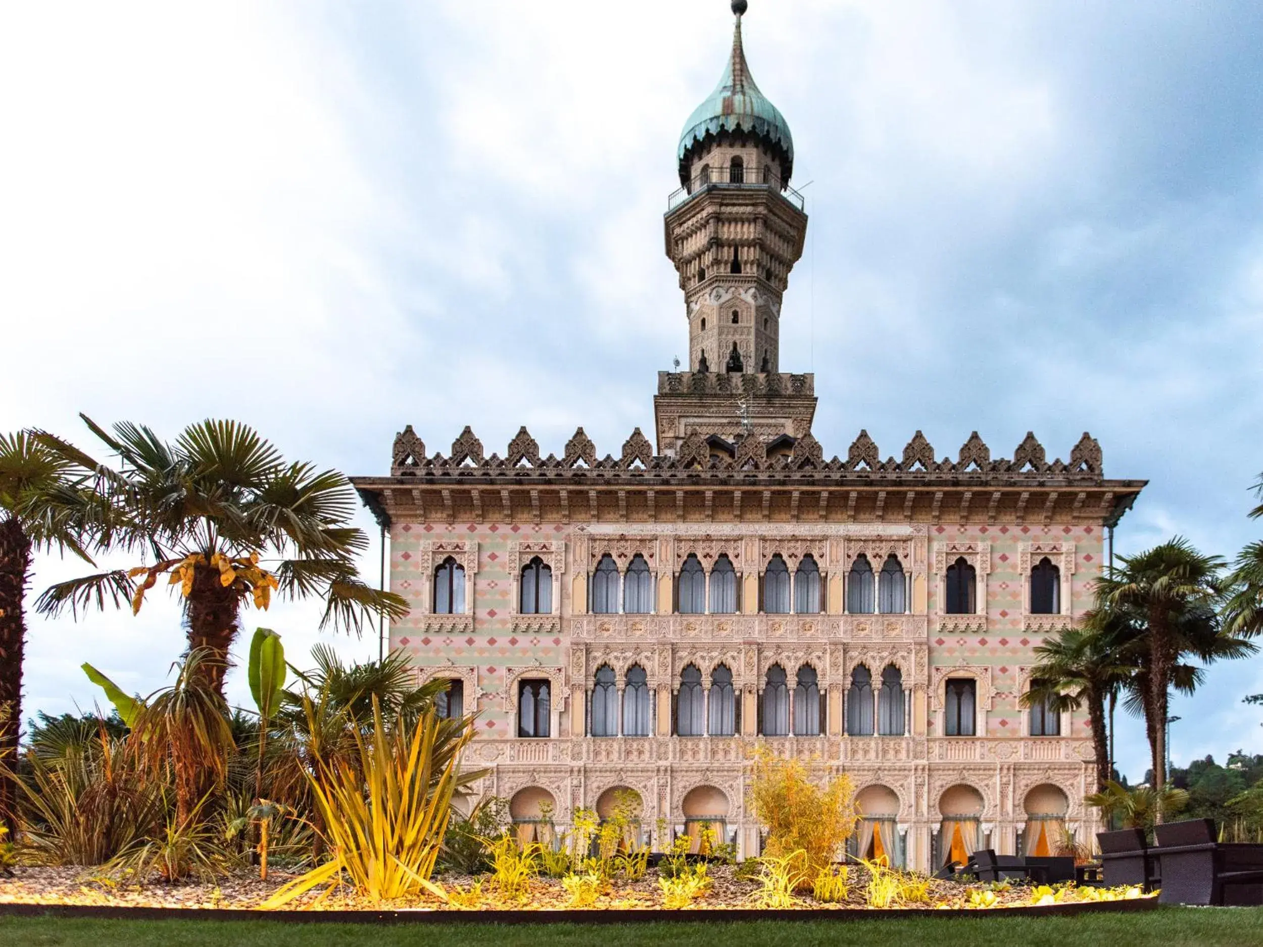Facade/entrance in Relais & Chateaux Villa Crespi Facade/entrance in Relais & Chateaux Villa Crespi