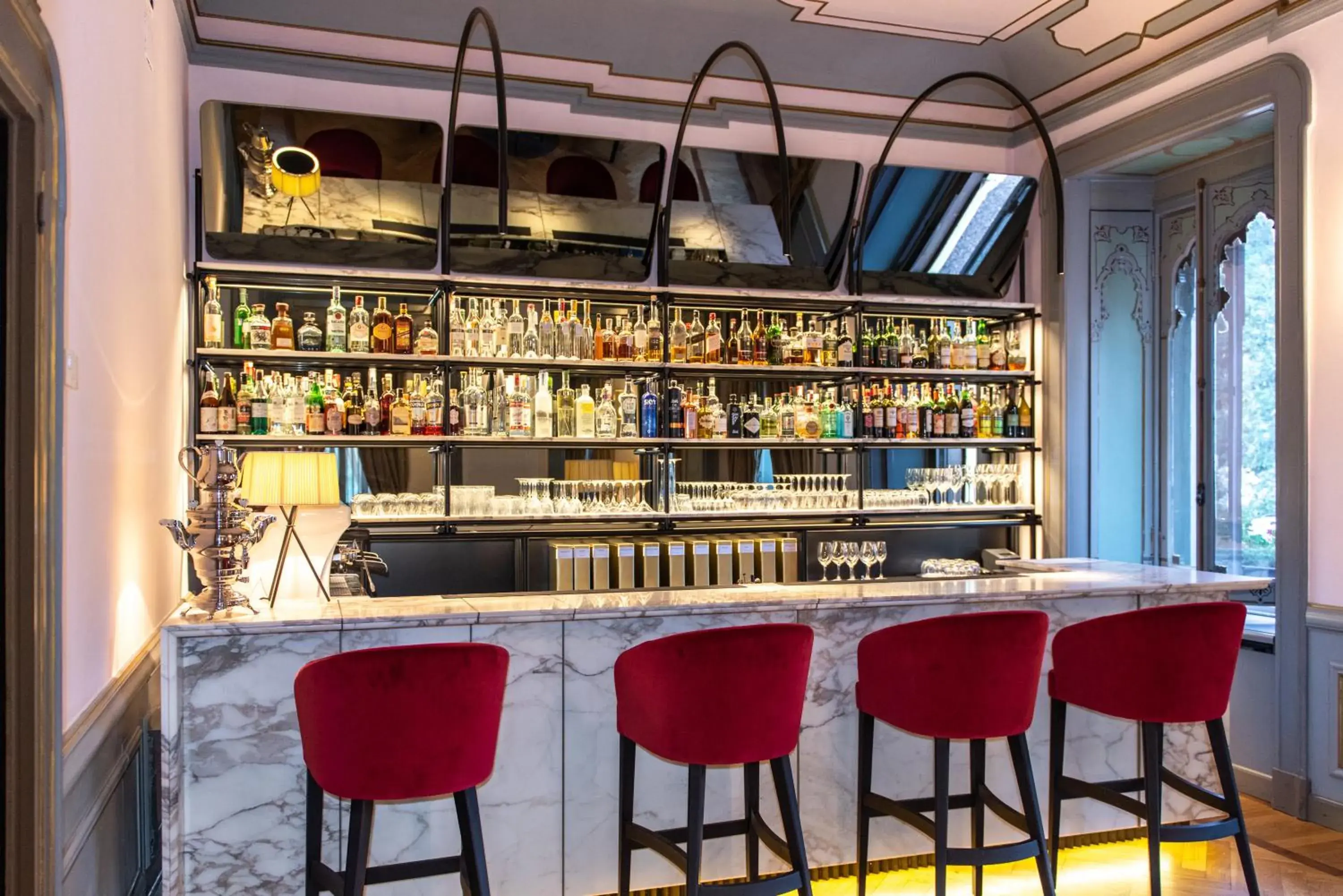 Lounge or bar in Relais & Chateaux Villa Crespi Lounge or bar in Relais & Chateaux Villa Crespi