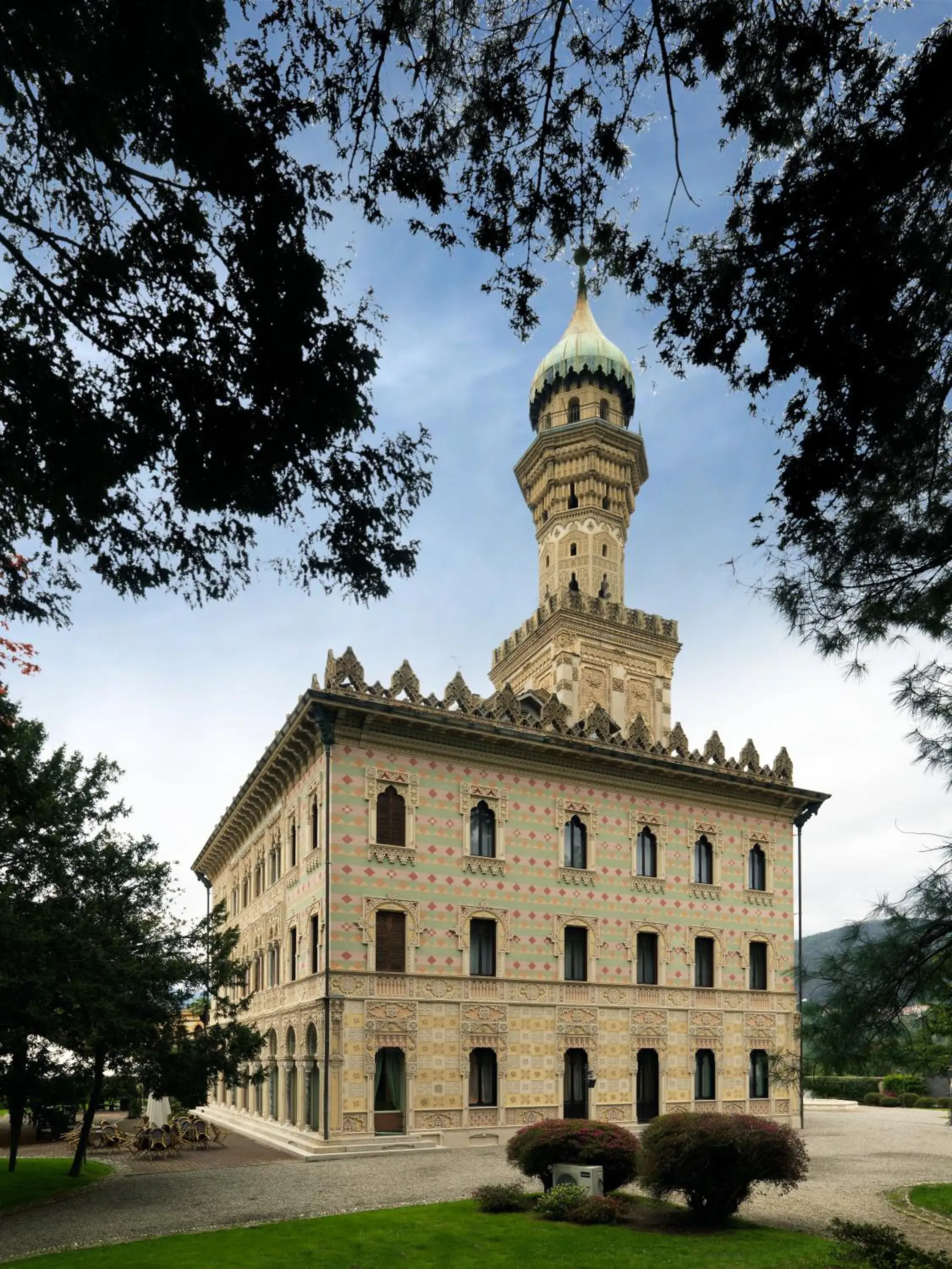 Facade/entrance in Relais & Chateaux Villa Crespi Facade/entrance in Relais & Chateaux Villa Crespi