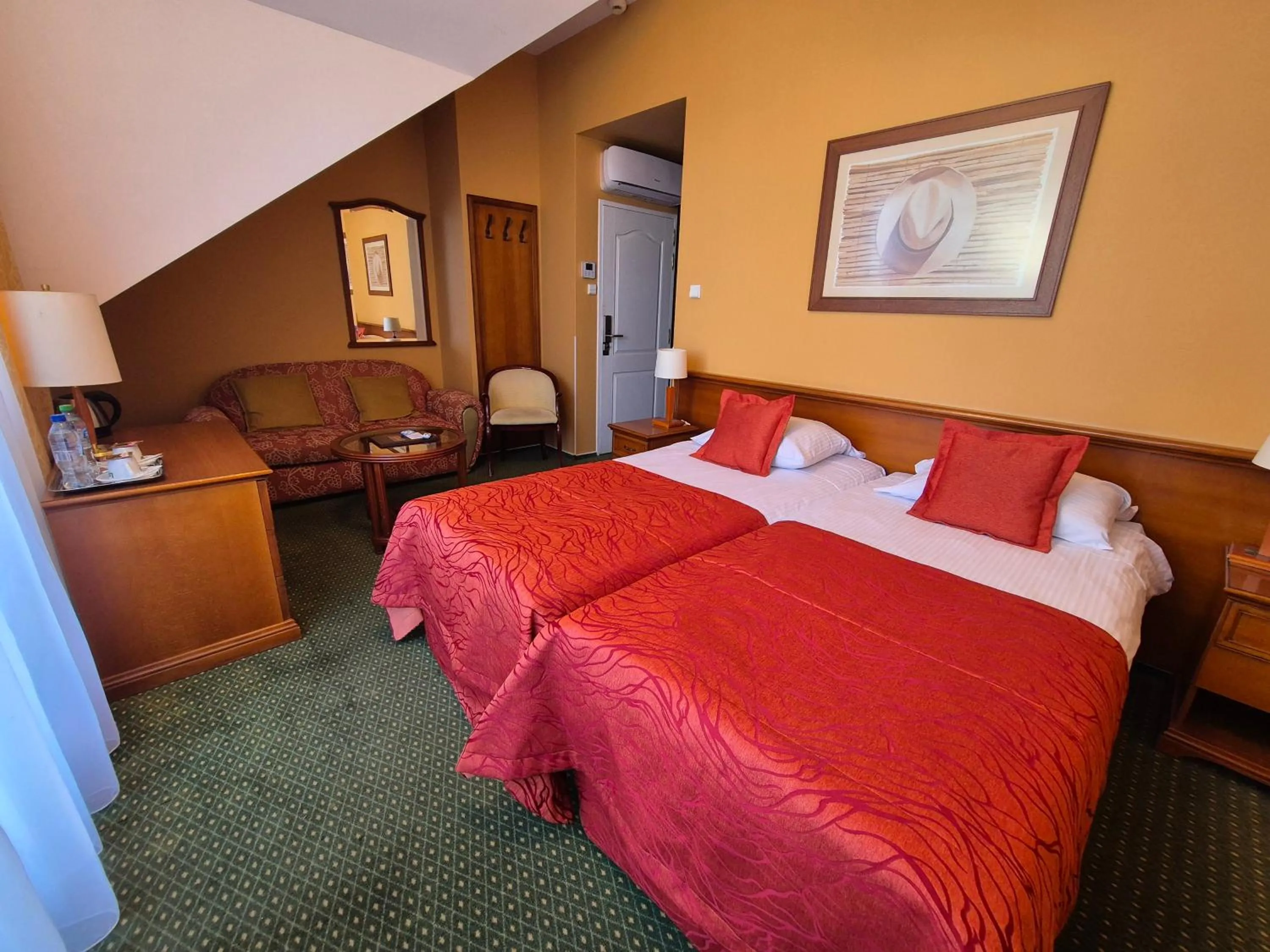 Bed in Meduza Hotel & Spa