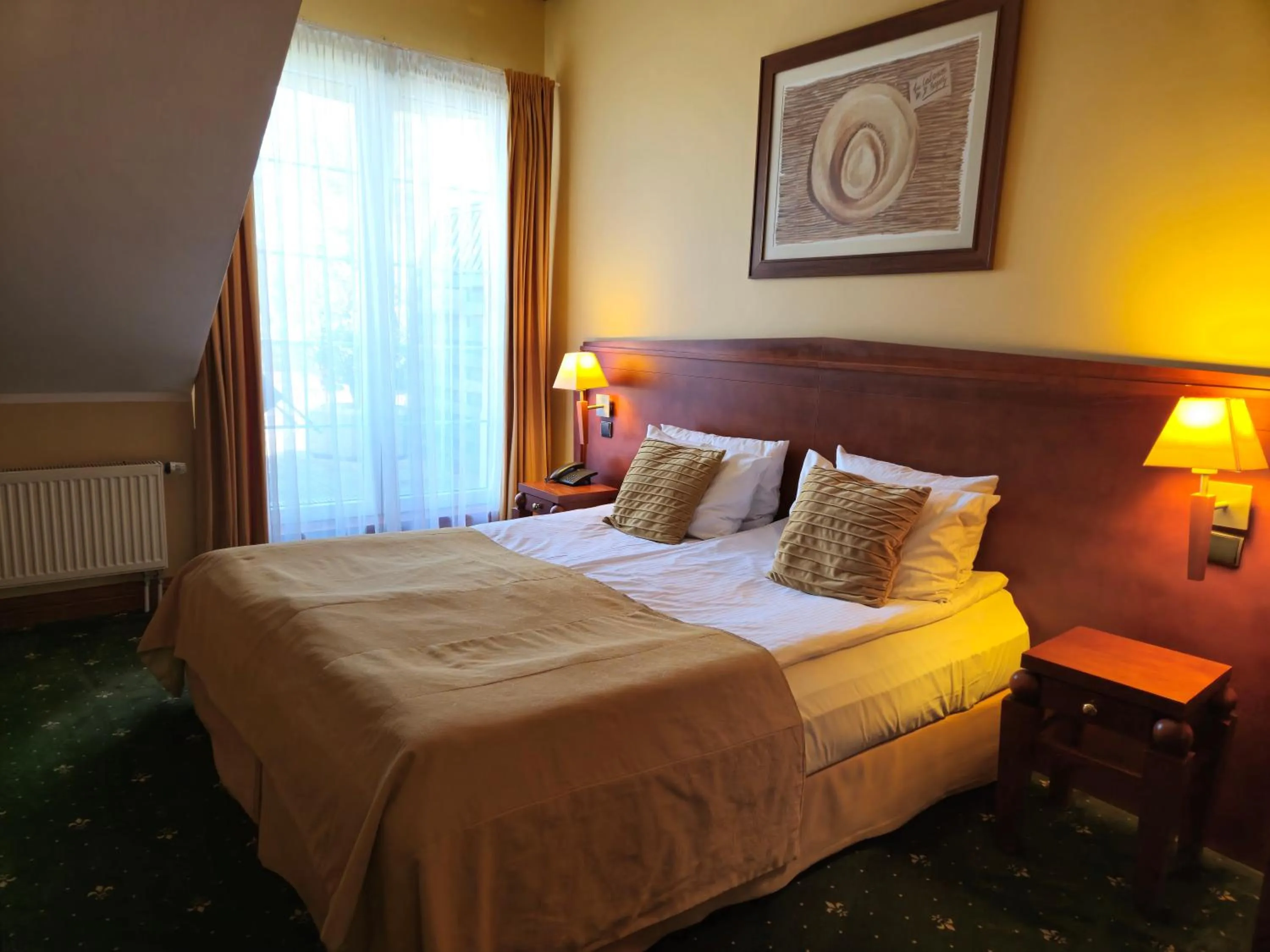 Bed in Meduza Hotel & Spa