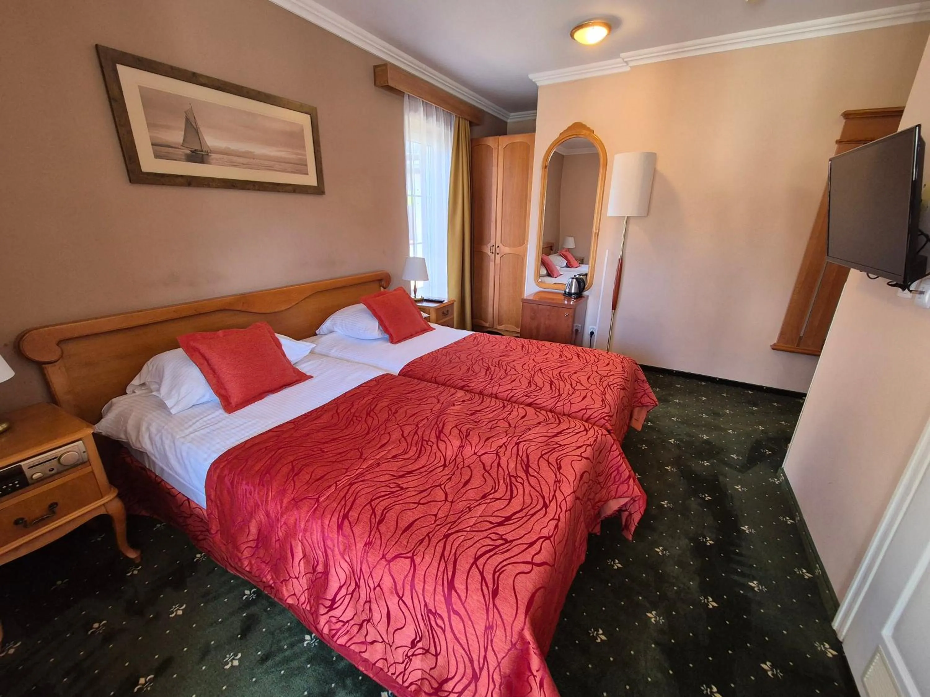 Bed in Meduza Hotel & Spa