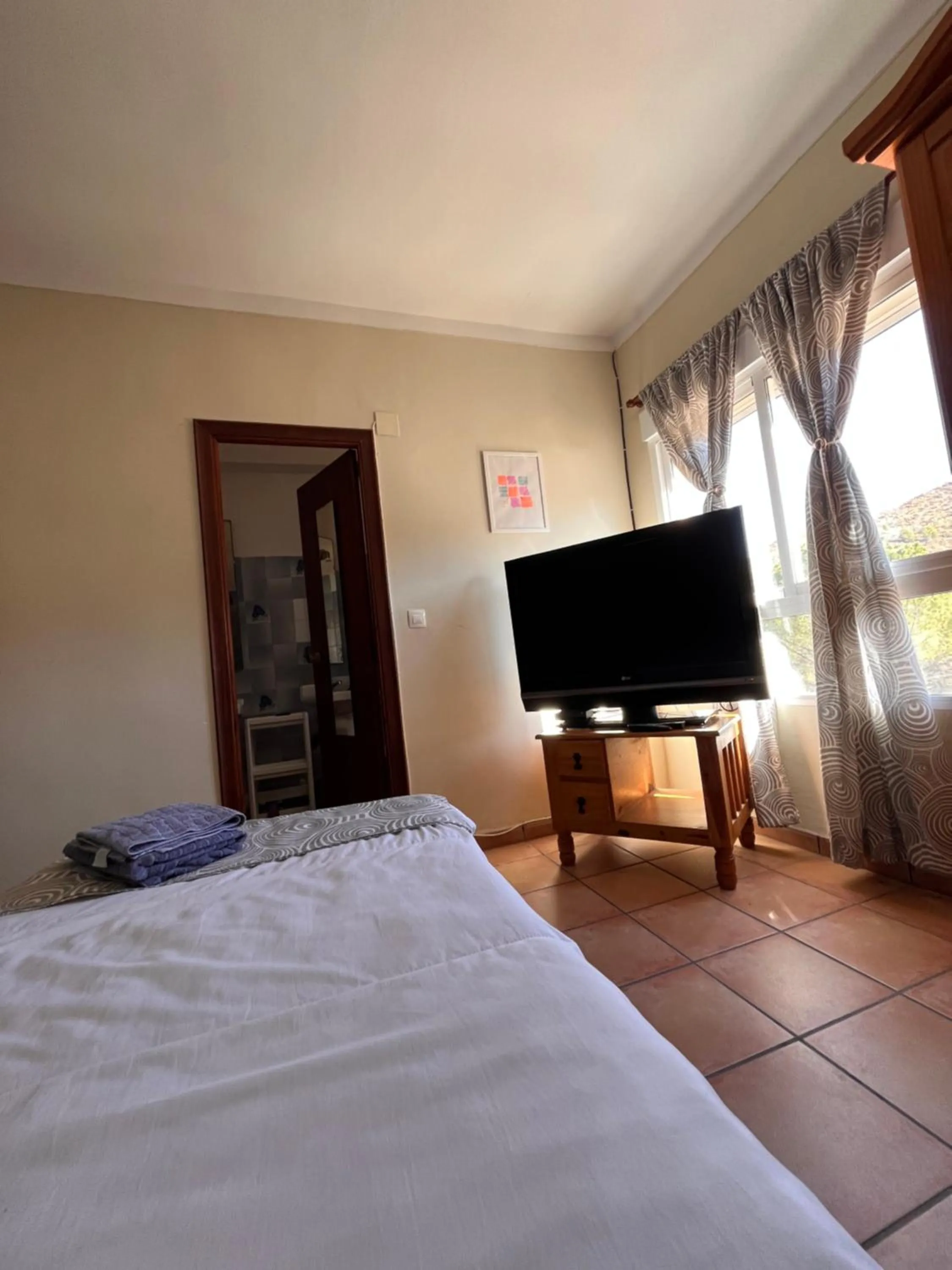 Bed in Hotel Espadan