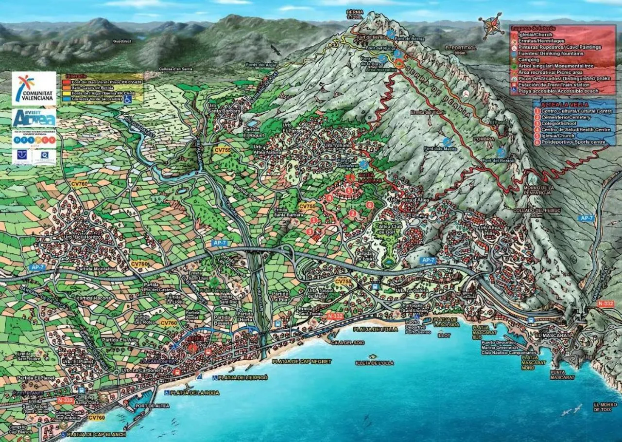 Area and facilities in Guest House Bellaguarda