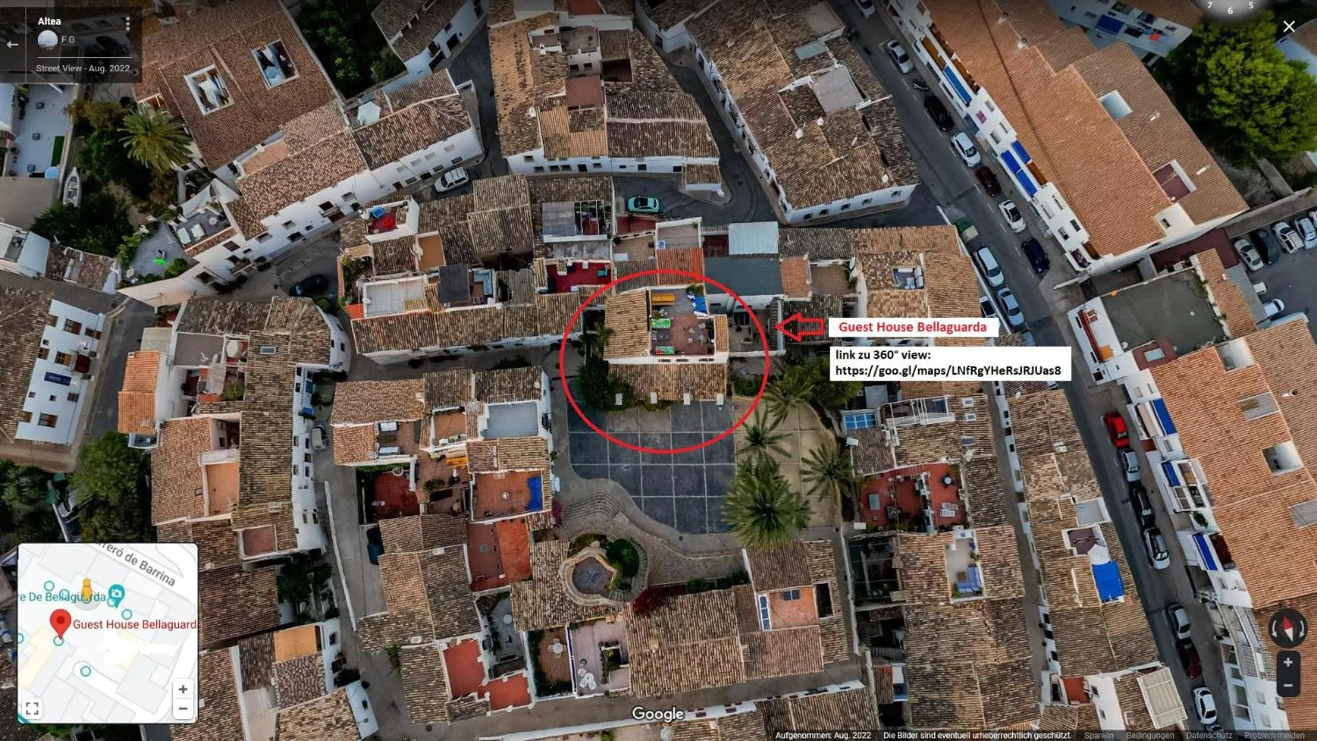 Property building in Guest House Bellaguarda
