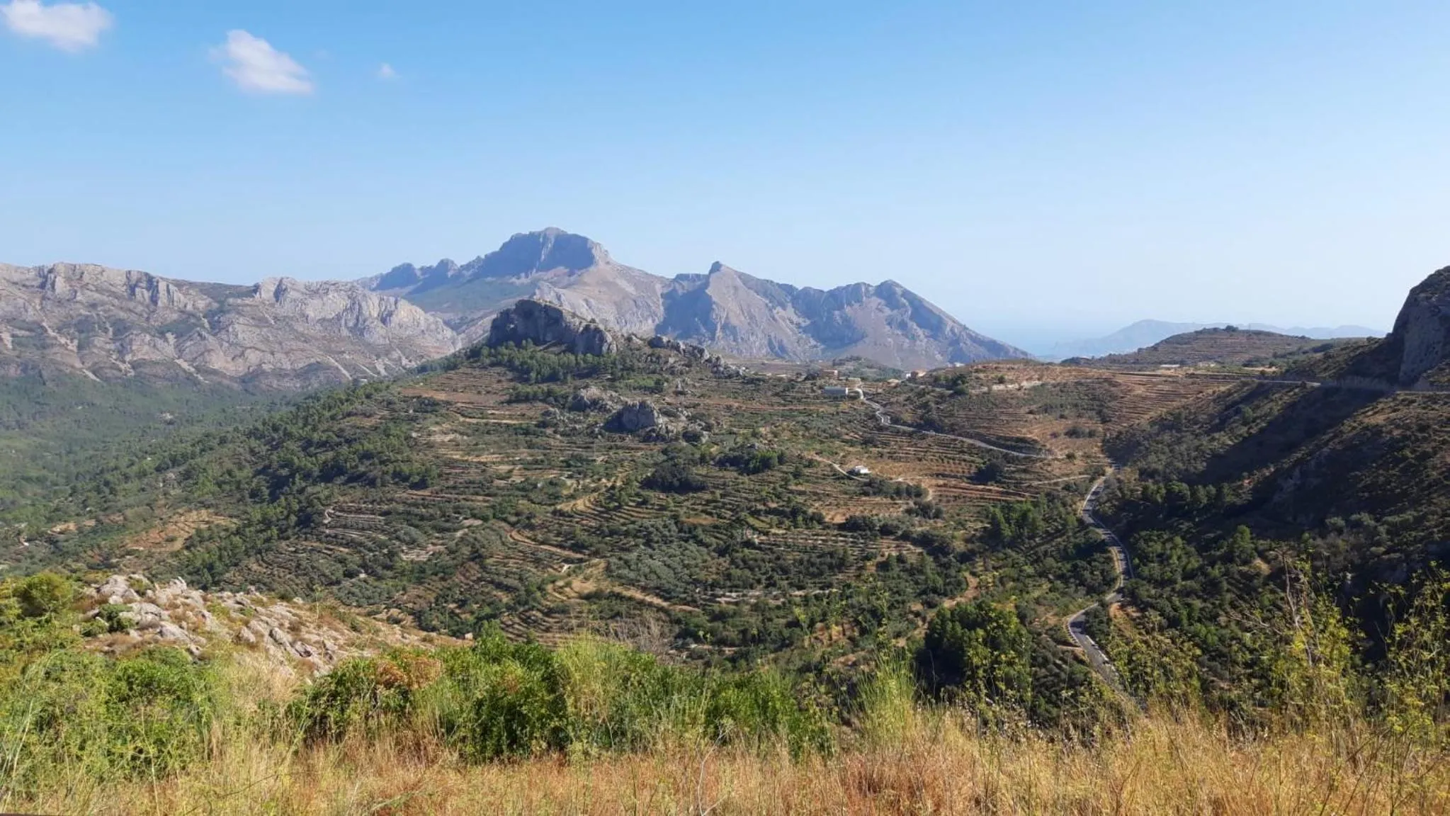 Natural landscape in Guest House Bellaguarda