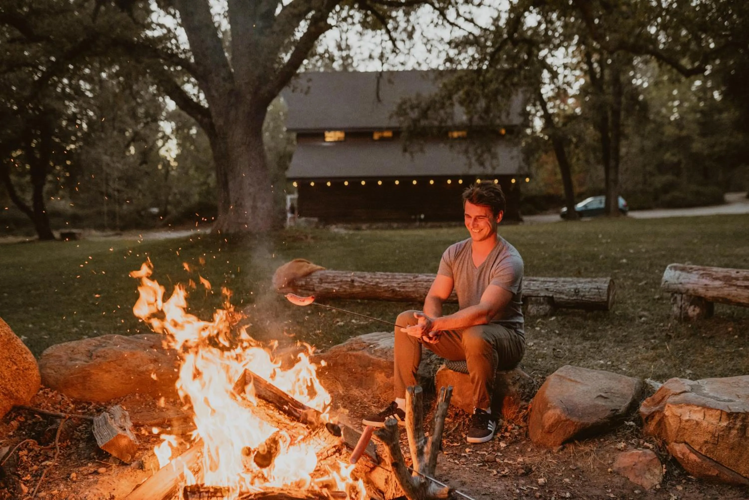 Property building in Romantic Forest Lovers Nest by Casa Oso