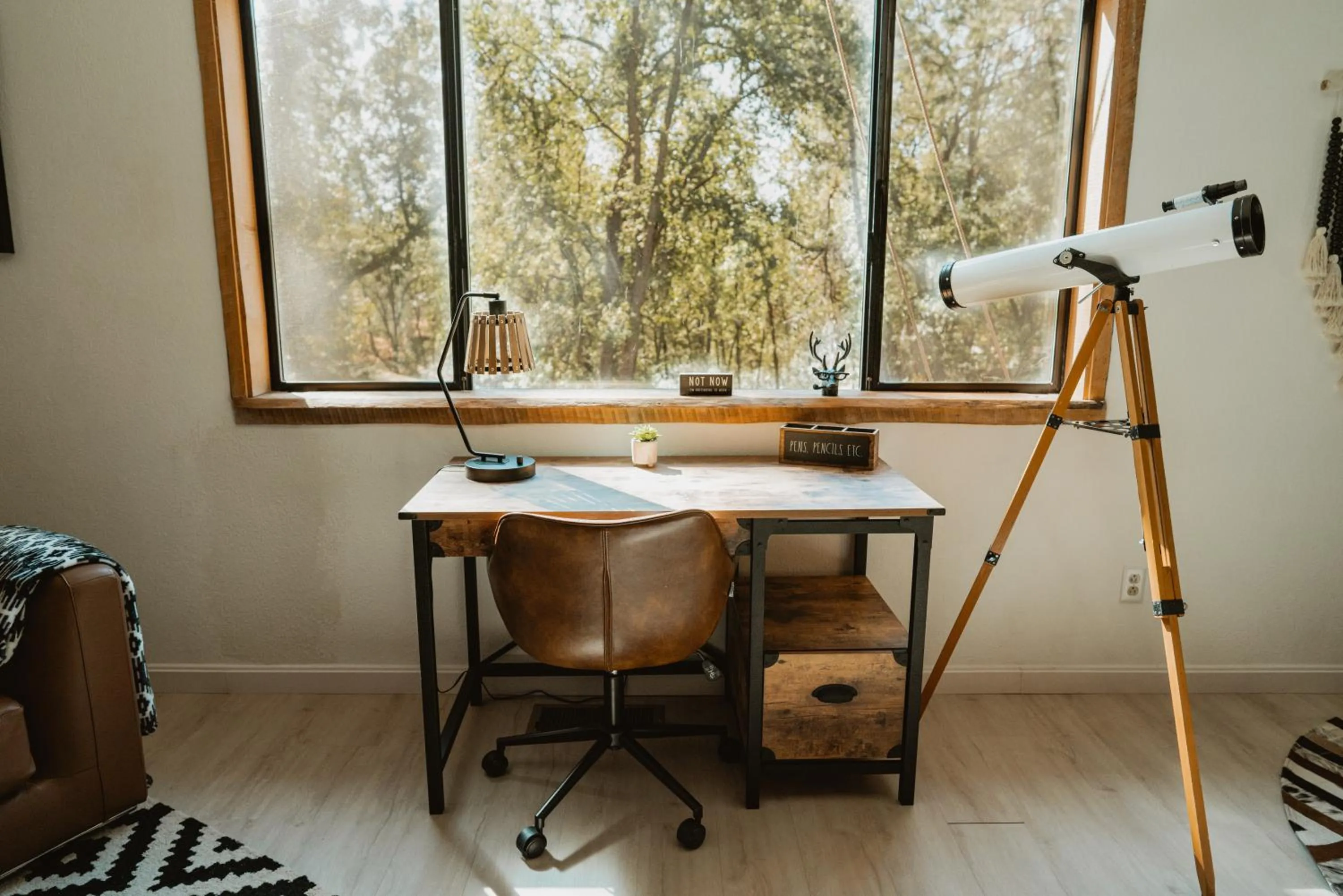 Living room in Romantic Forest Lovers Nest by Casa Oso