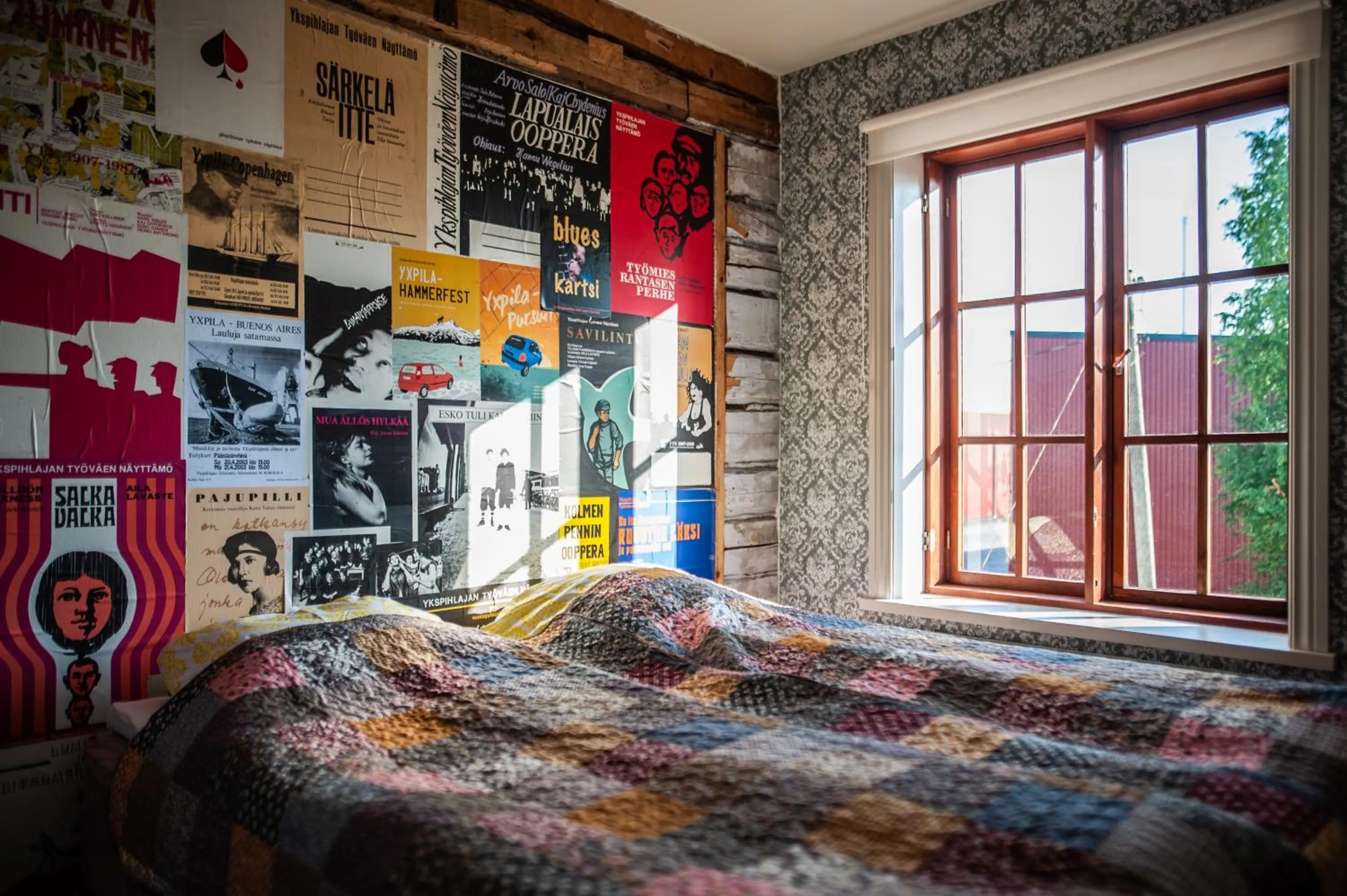 Bedroom, Bed in Matkustajakoti Ykspihlaja