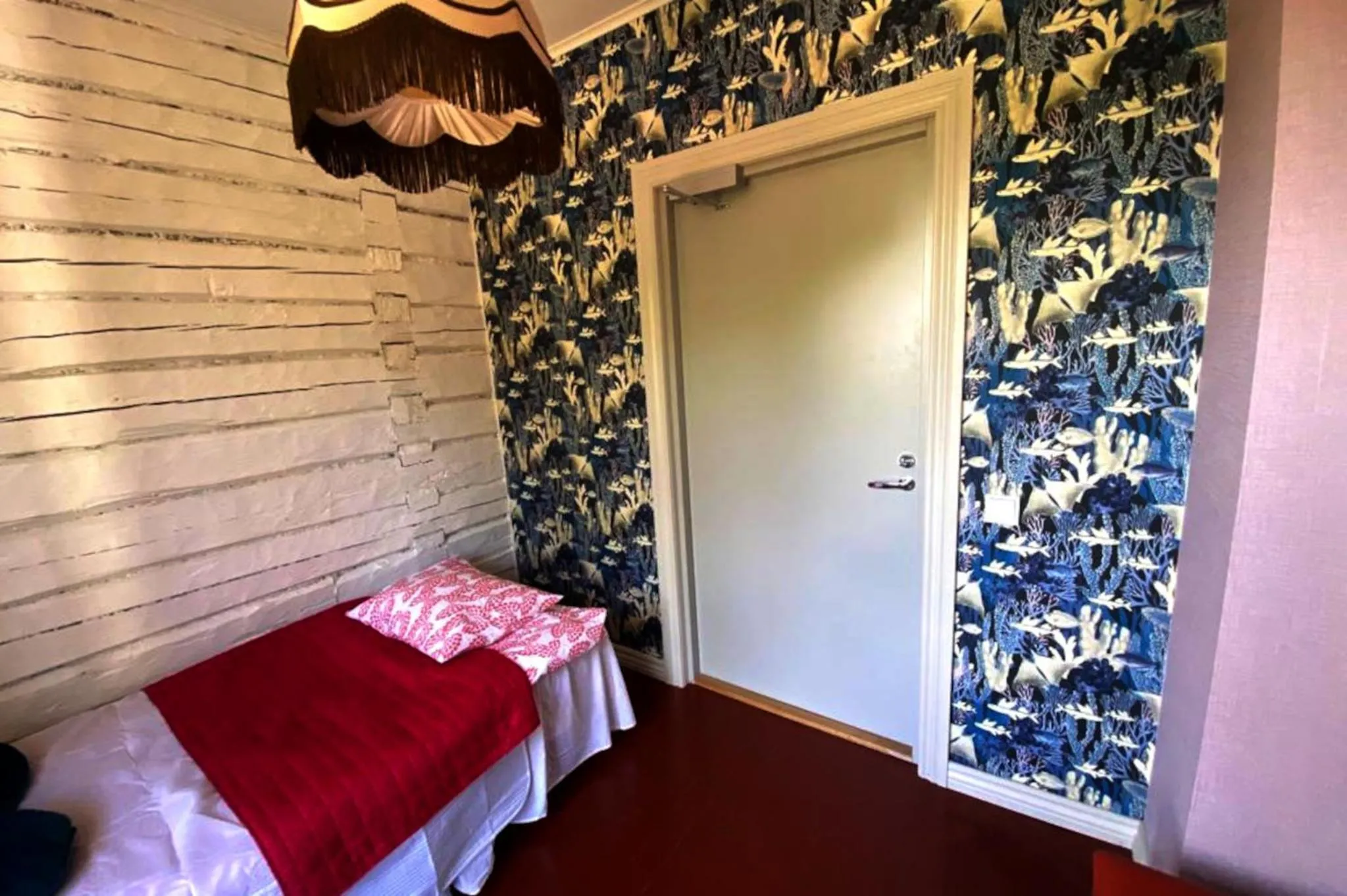 Bedroom, Bed in Matkustajakoti Ykspihlaja