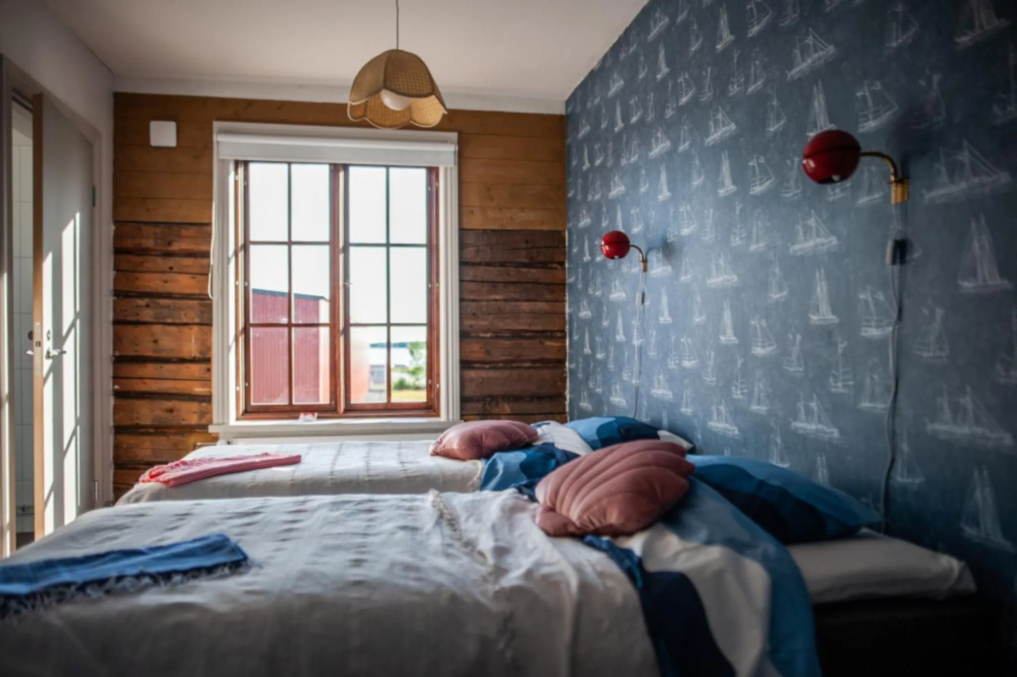 Bedroom, Bed in Matkustajakoti Ykspihlaja