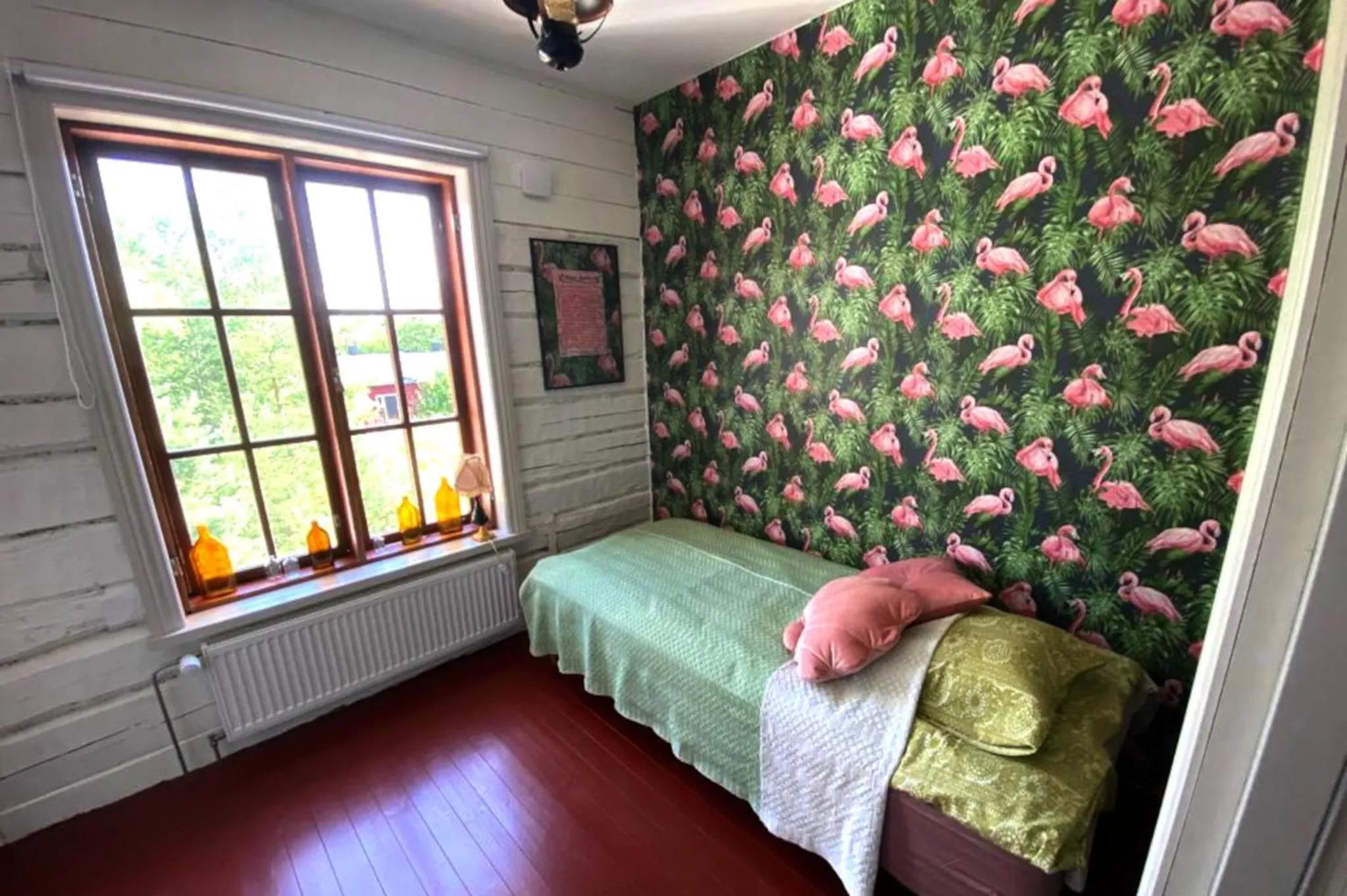Bedroom, Bed in Matkustajakoti Ykspihlaja