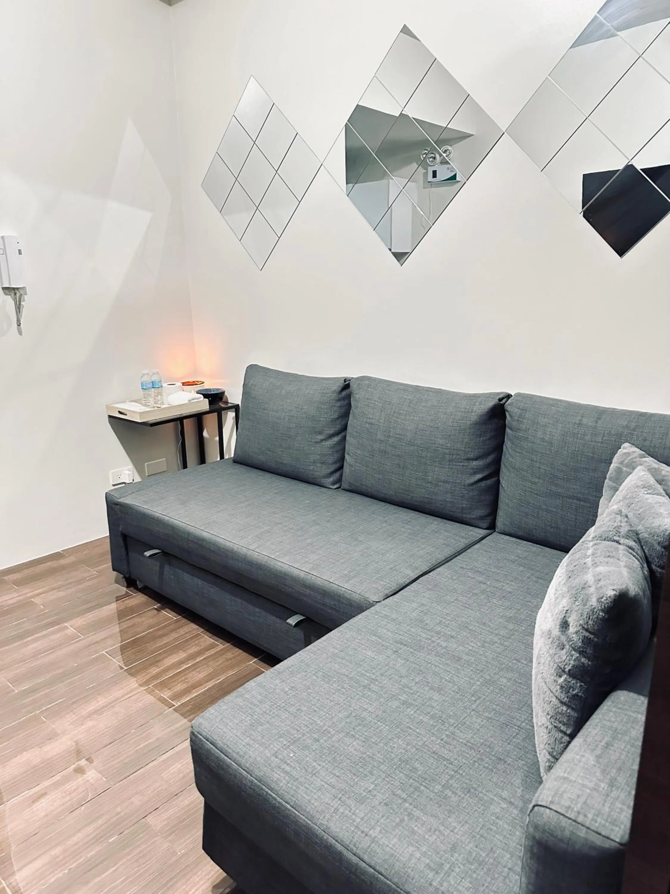 Living room in Heart of Makati, Fully furnished condo, cbd central location