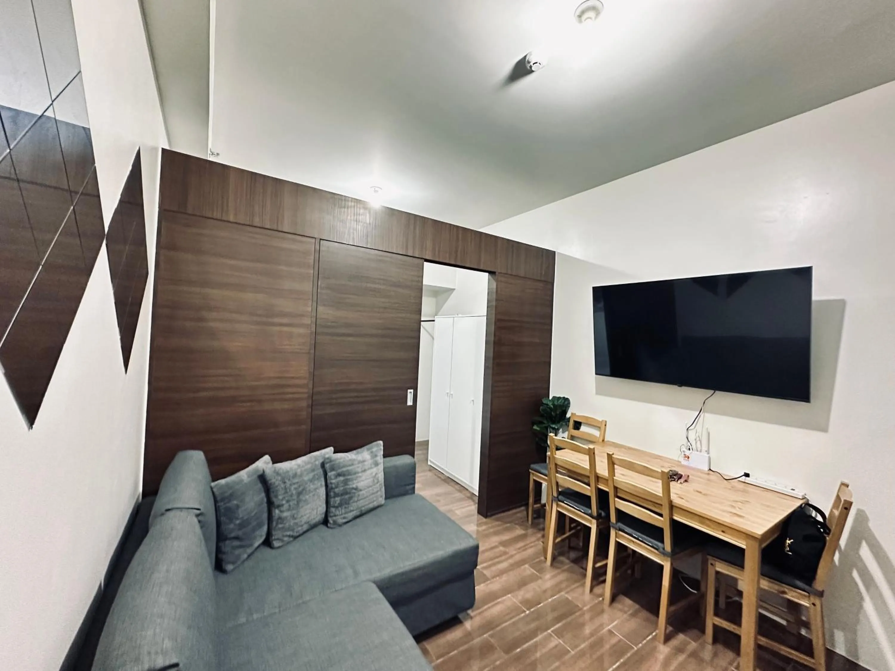 Living room in Heart of Makati, Fully furnished condo, cbd central location