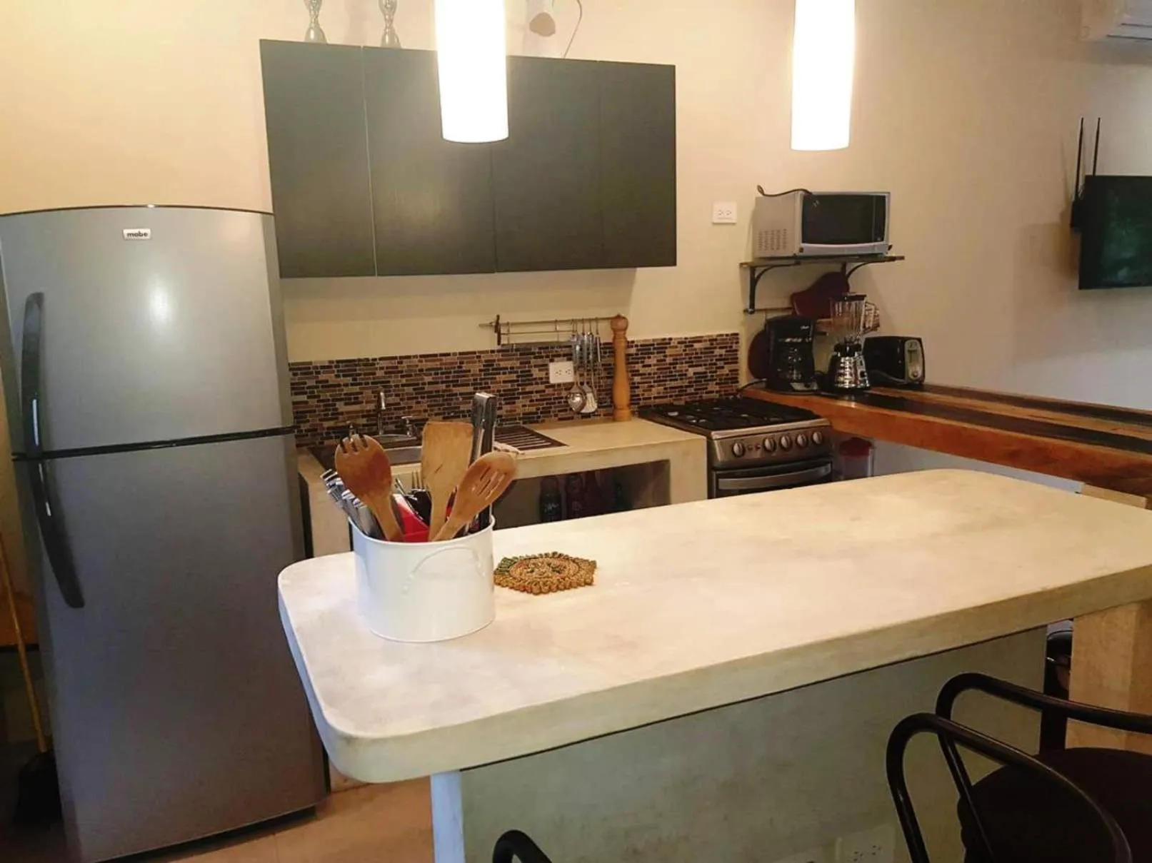 Kitchen or kitchenette in Casa Mtl Tulum