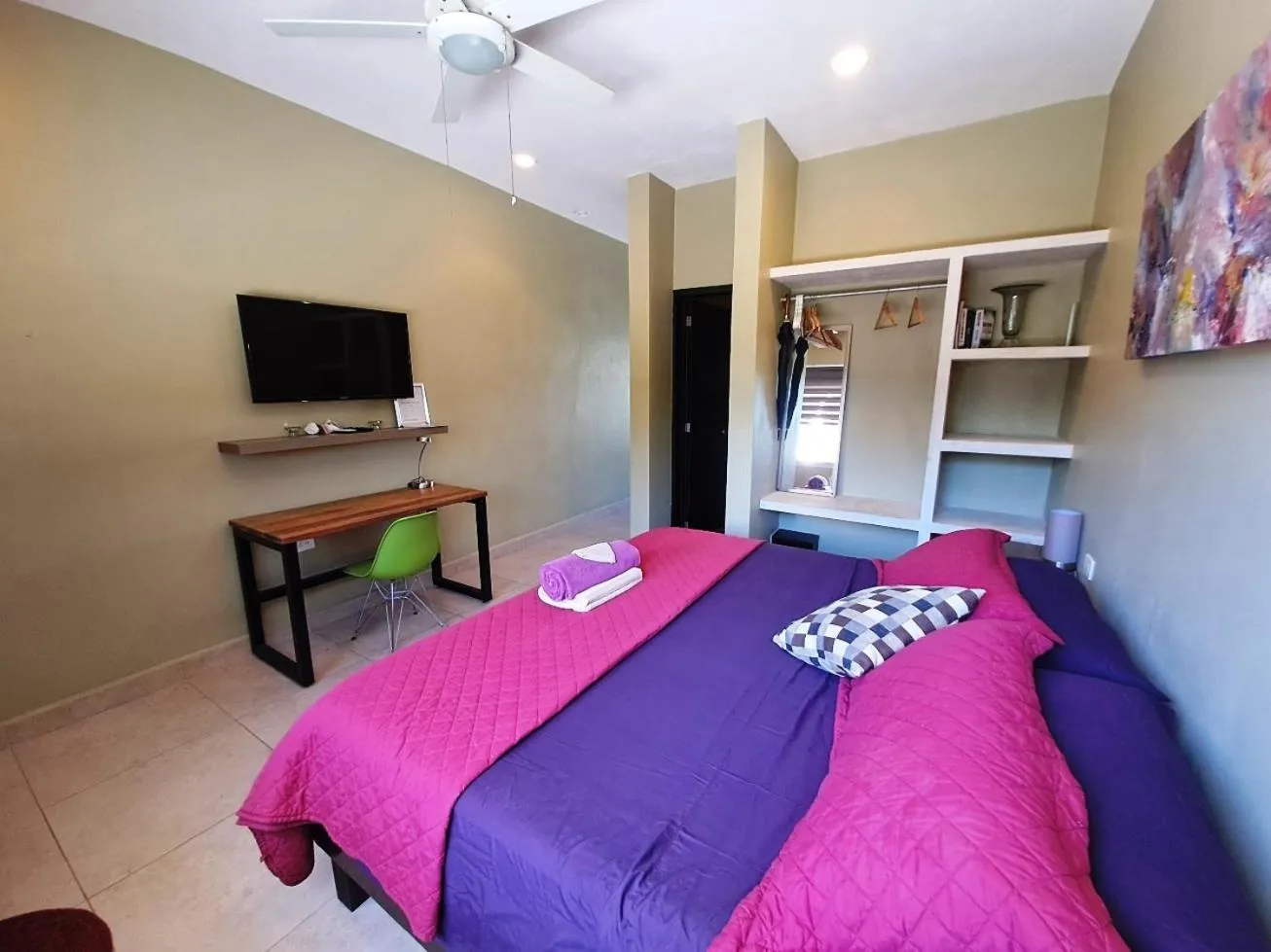 Bed in Casa Mtl Tulum