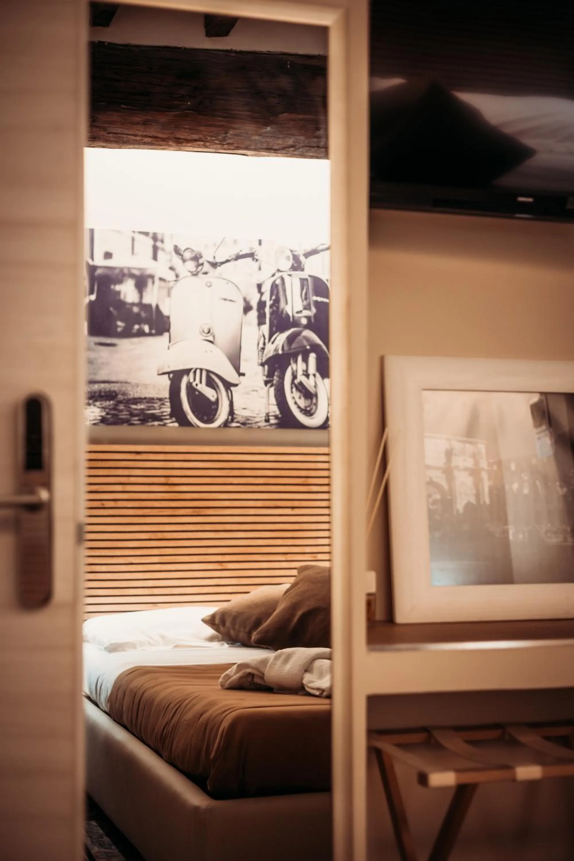 Bed in Hotel Domus Tiberina