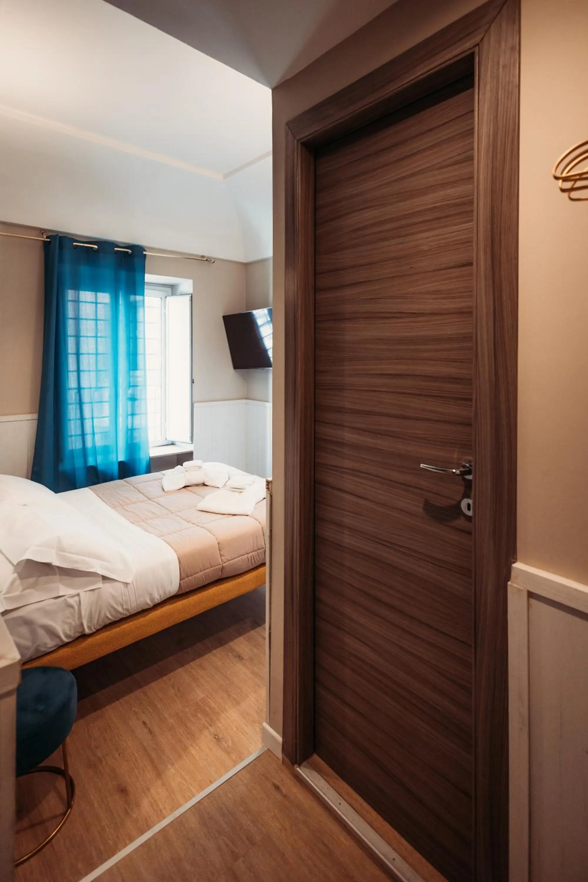 Bed in Hotel Domus Tiberina