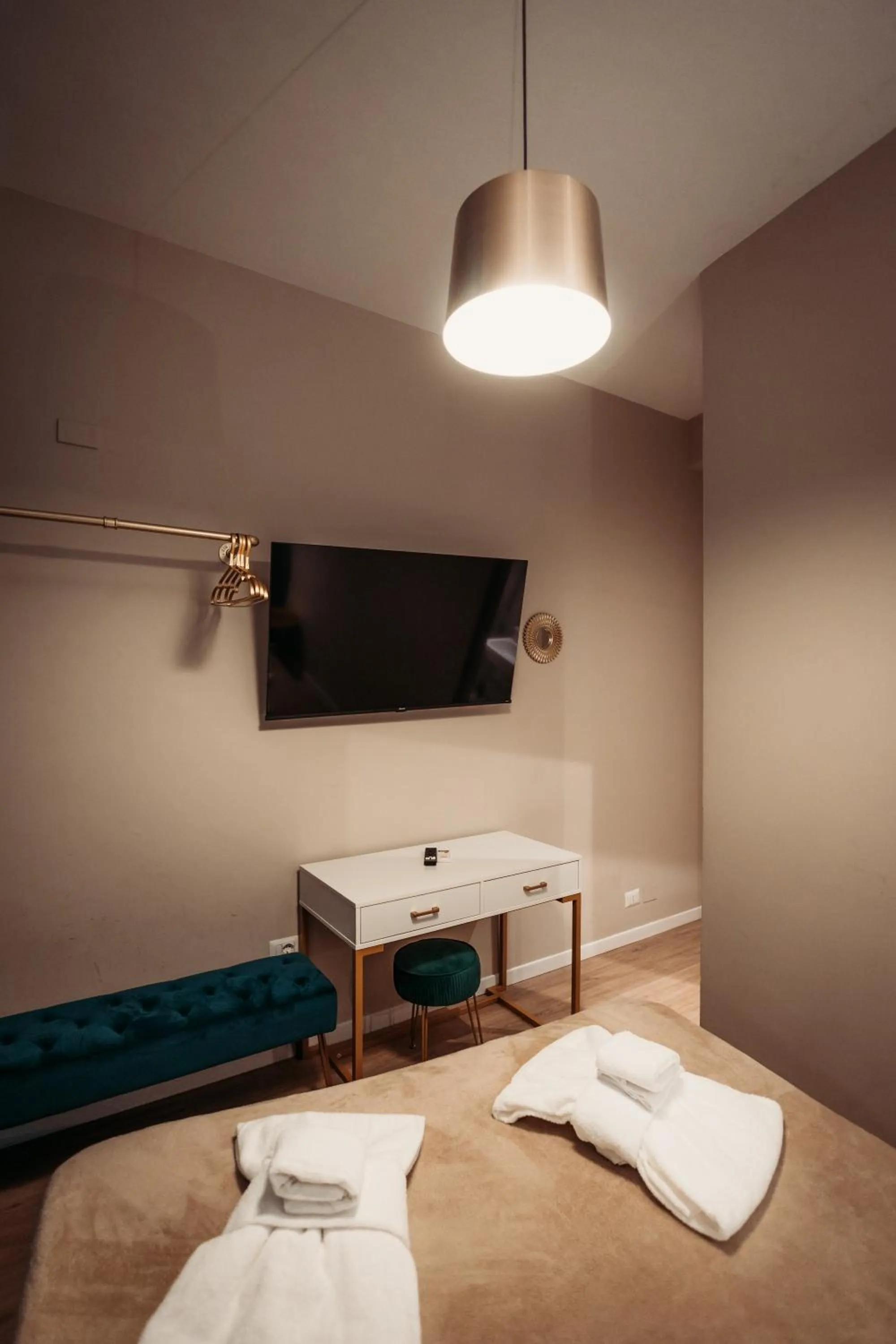 Bed in Hotel Domus Tiberina